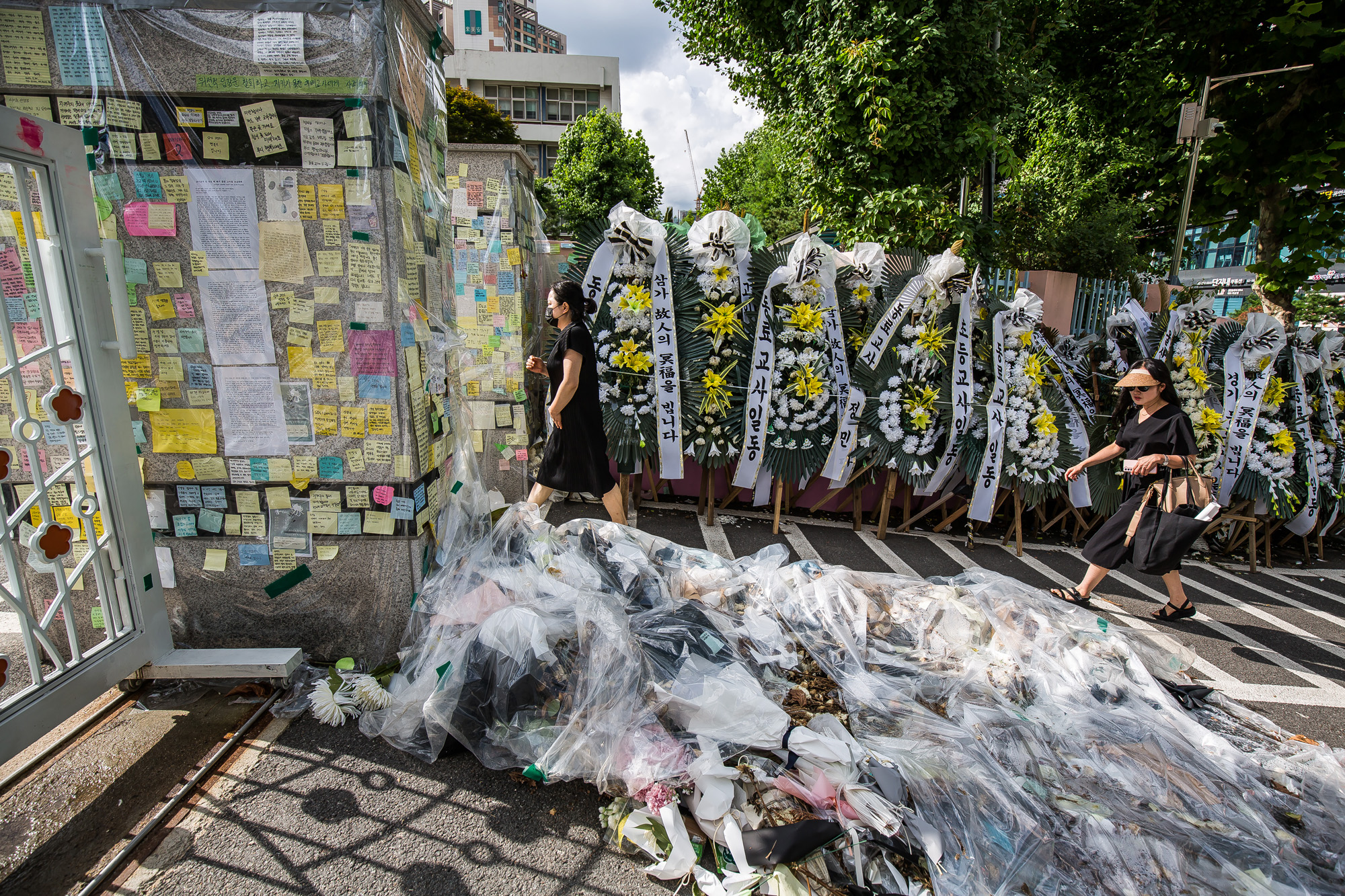 사회;사건사고;사망사고;자살사고;자살사건;초등학교교사;교사사망사건;서울서이초등학교;초등학교담임교사사망;서이초등학교추모공간