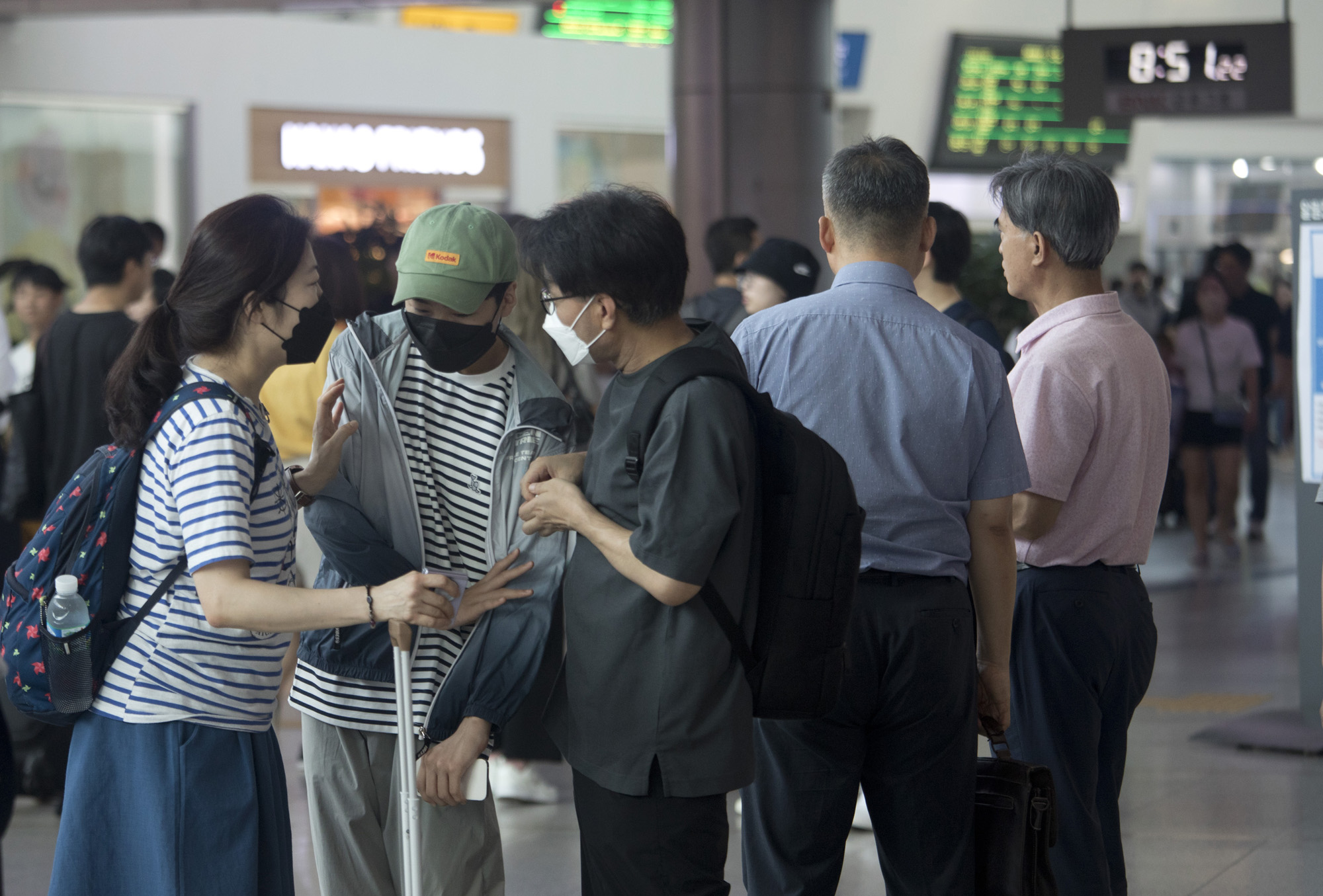 사회;세태;코로나19;서울역;출근길;마스크