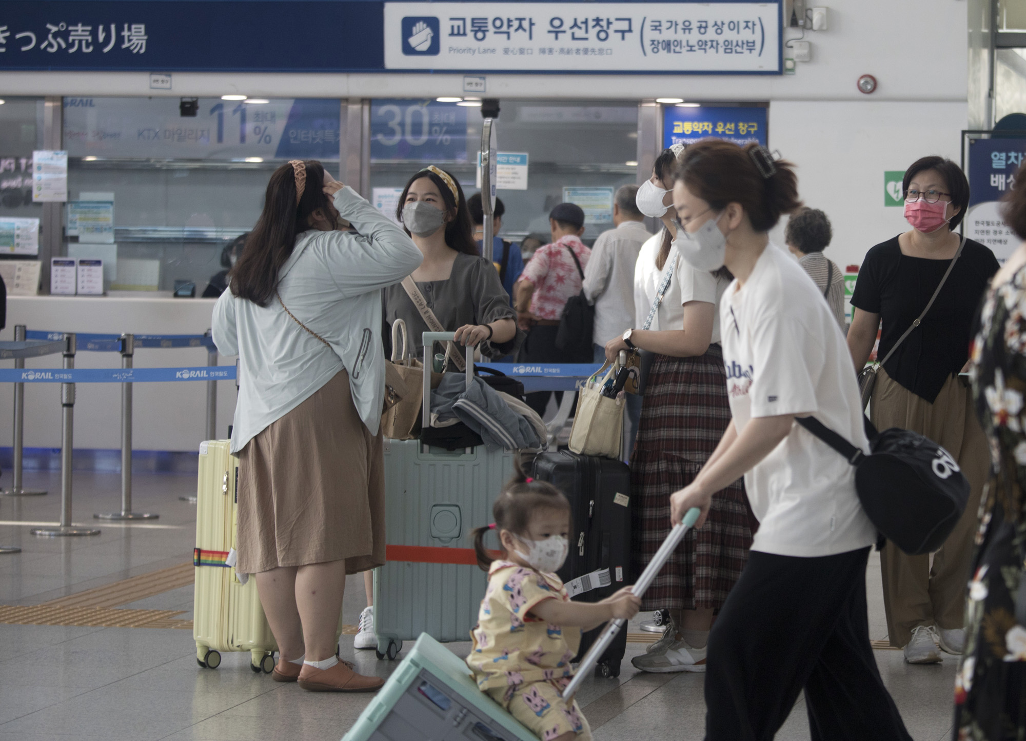 사회;세태;코로나19;서울역;출근길;마스크