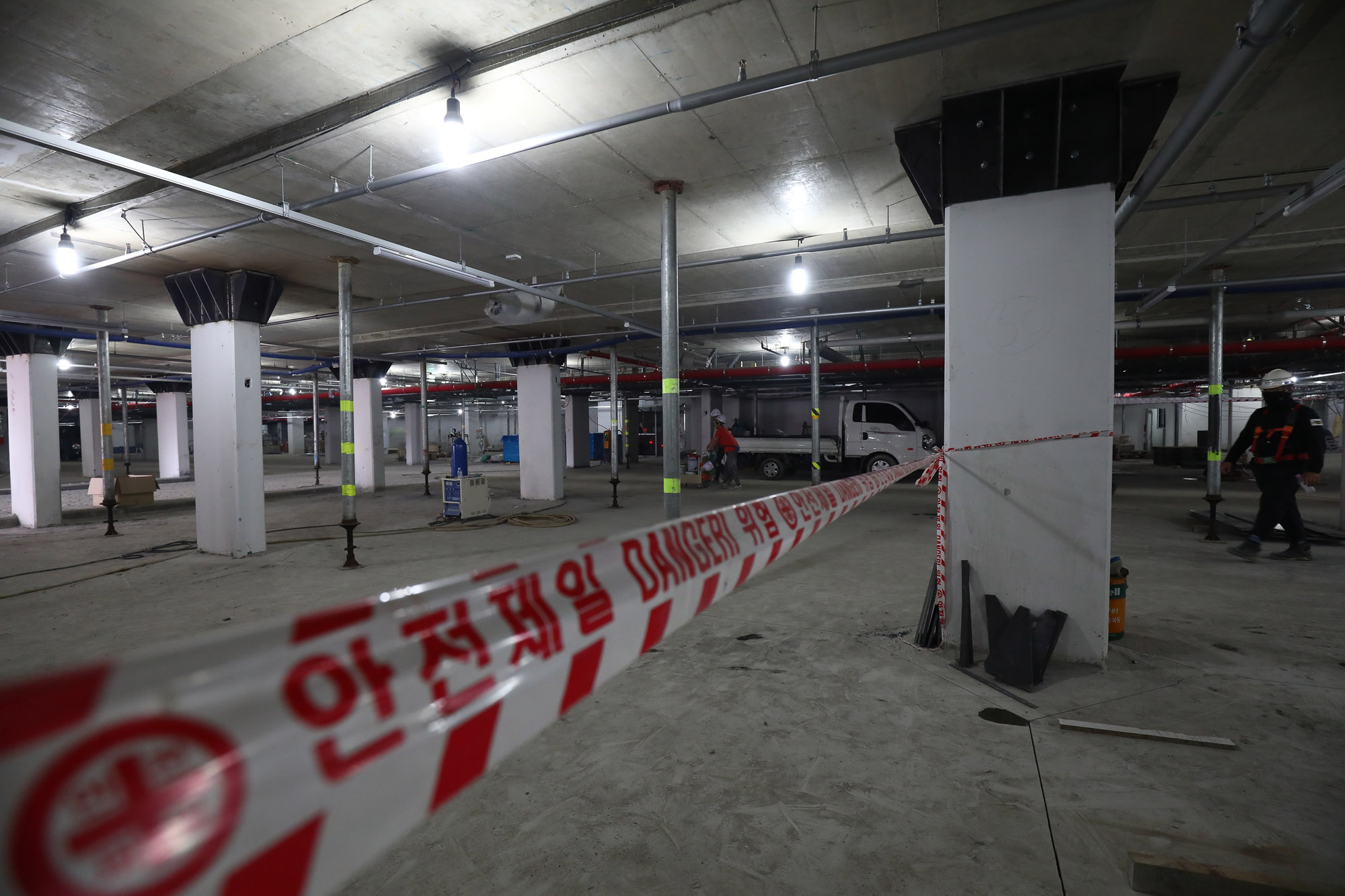 지하주차장 보강 공사;LH;양주