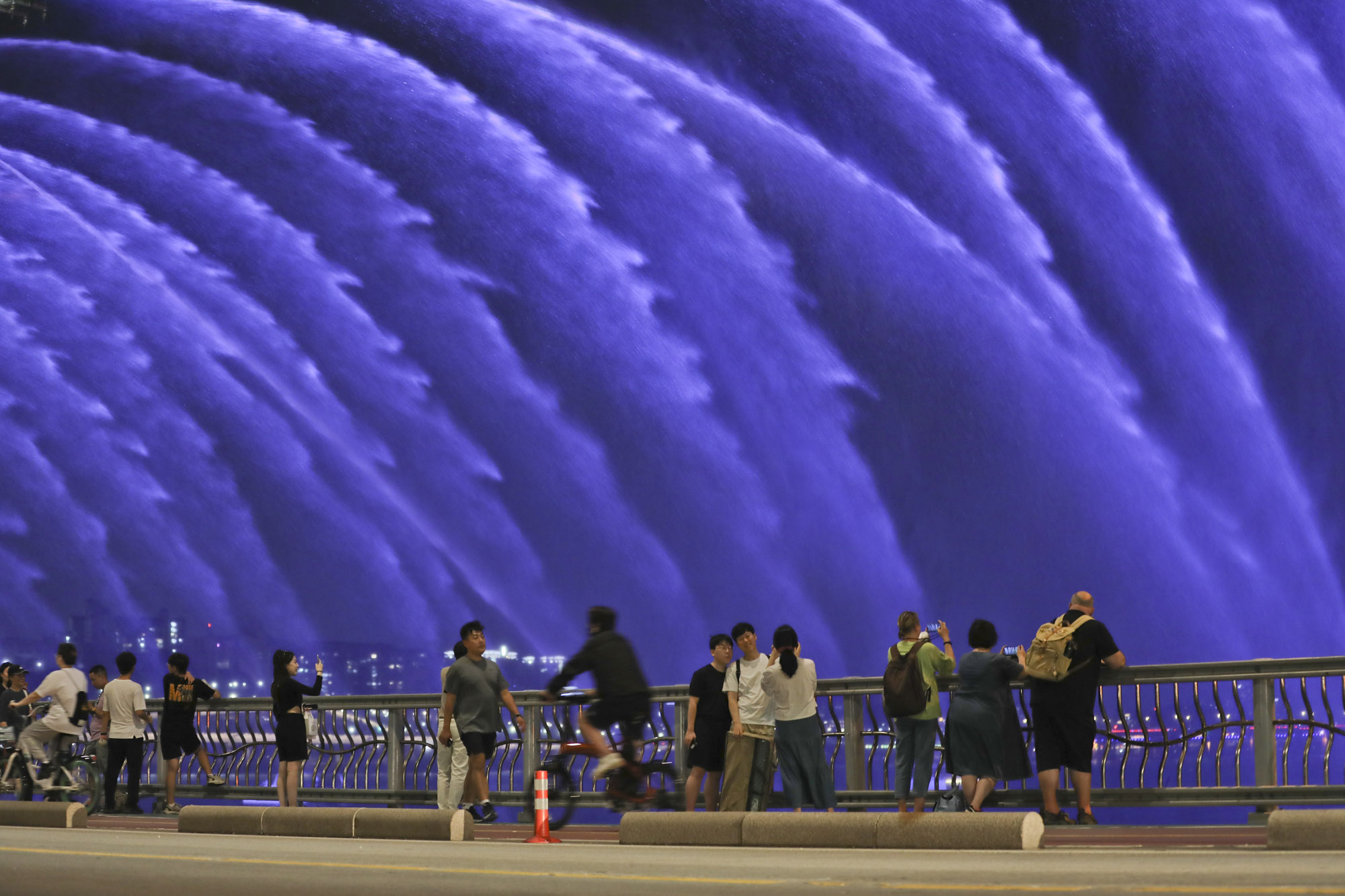 반포대교;무지개분수;달빛무지개분수;열대야;폭염