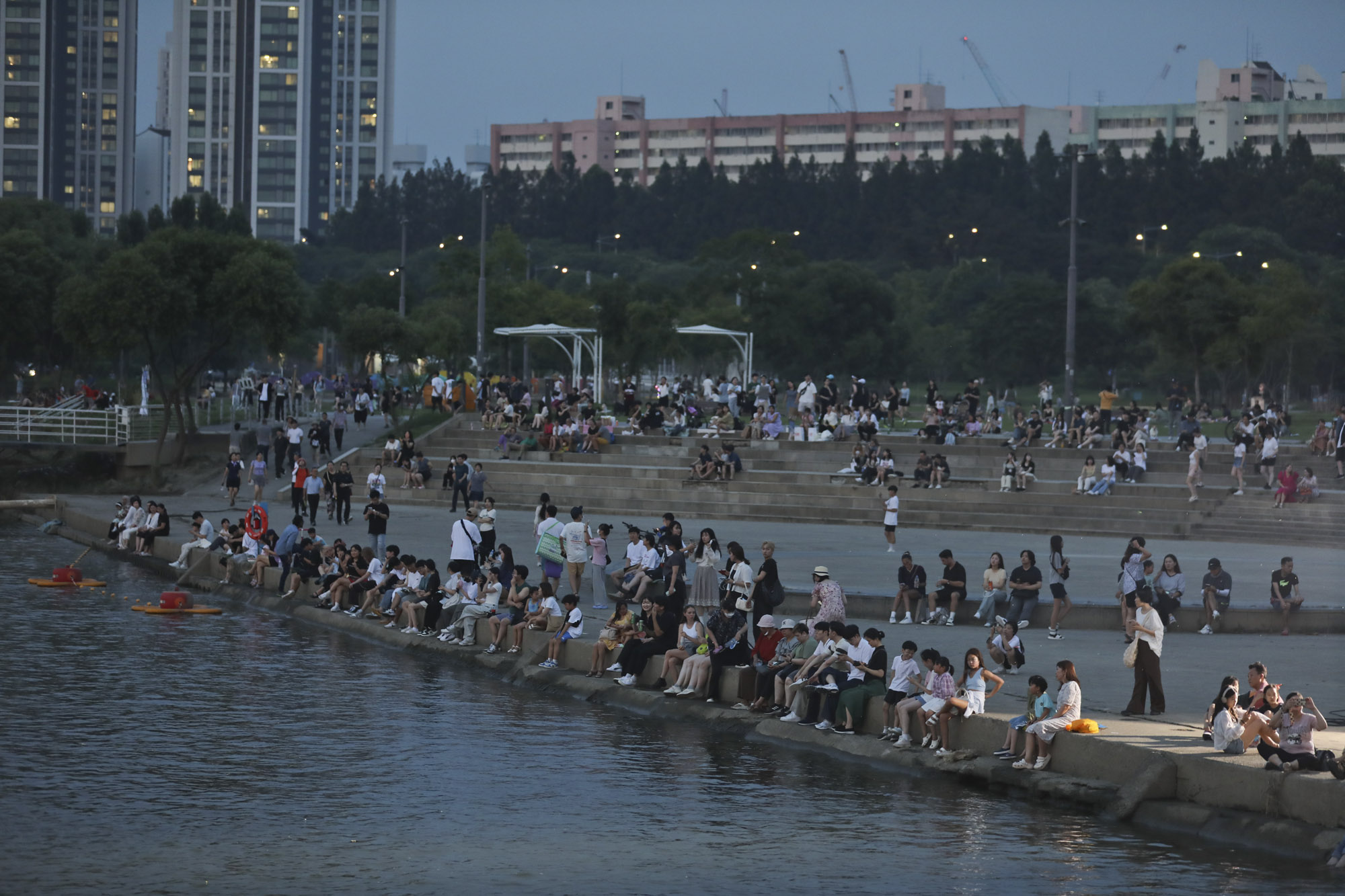 반포대교;무지개분수;달빛무지개분수;열대야;폭염