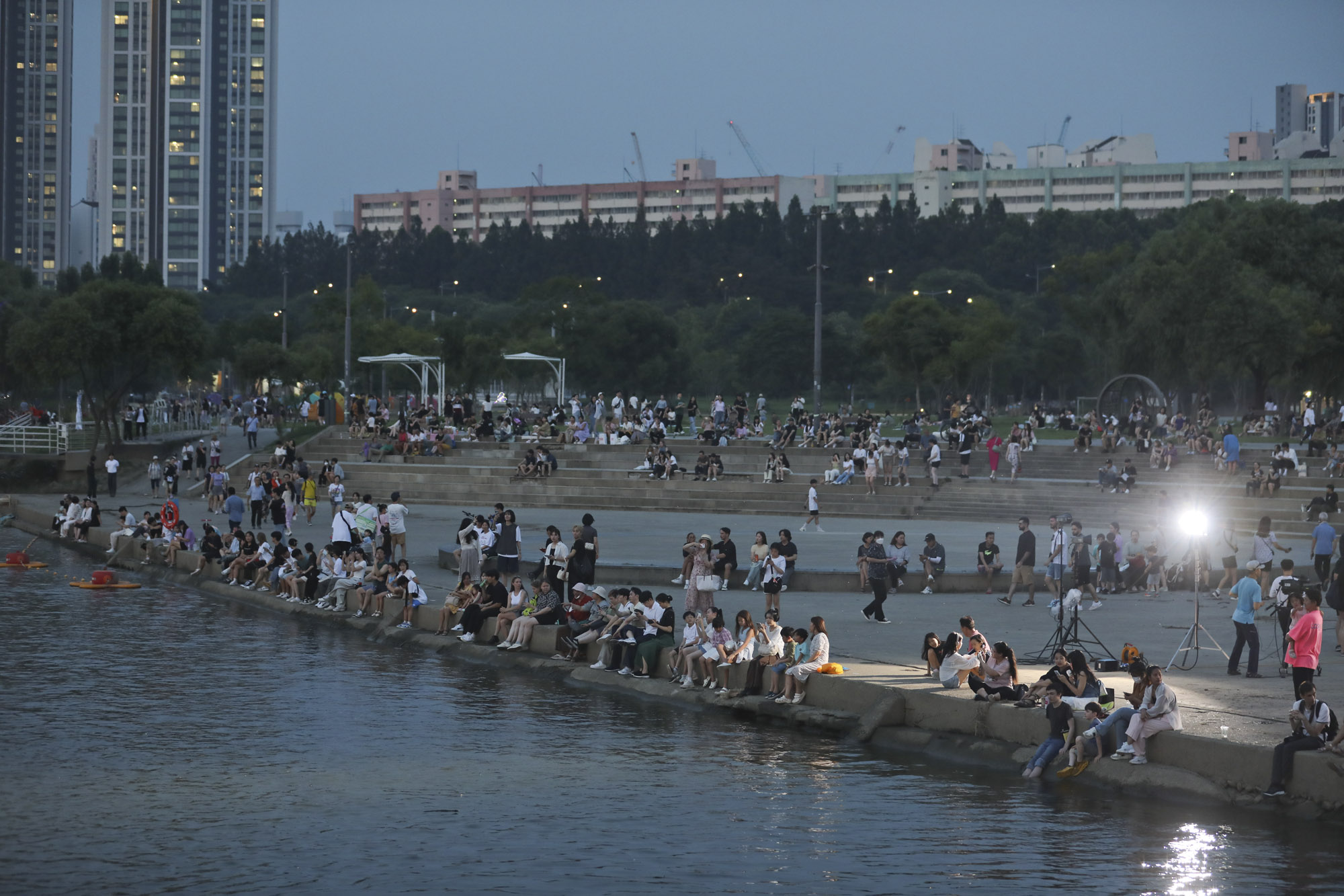 반포대교;무지개분수;달빛무지개분수;열대야;폭염