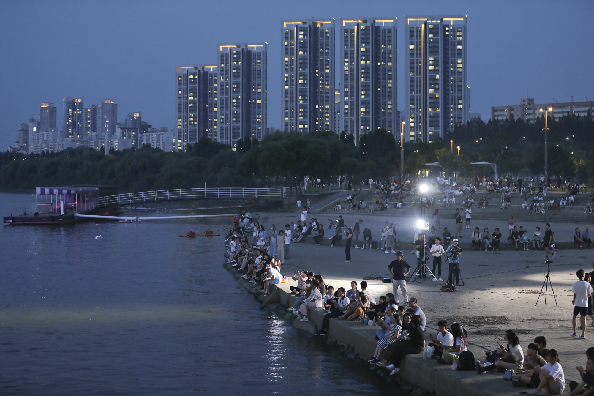 반포대교;무지개분수;달빛무지개분수;열대야;폭염