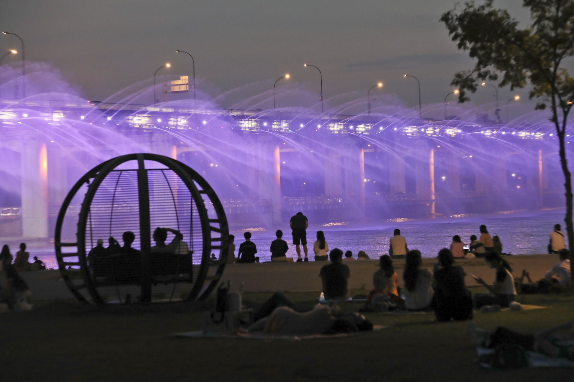 반포대교;무지개분수;달빛무지개분수;열대야;폭염