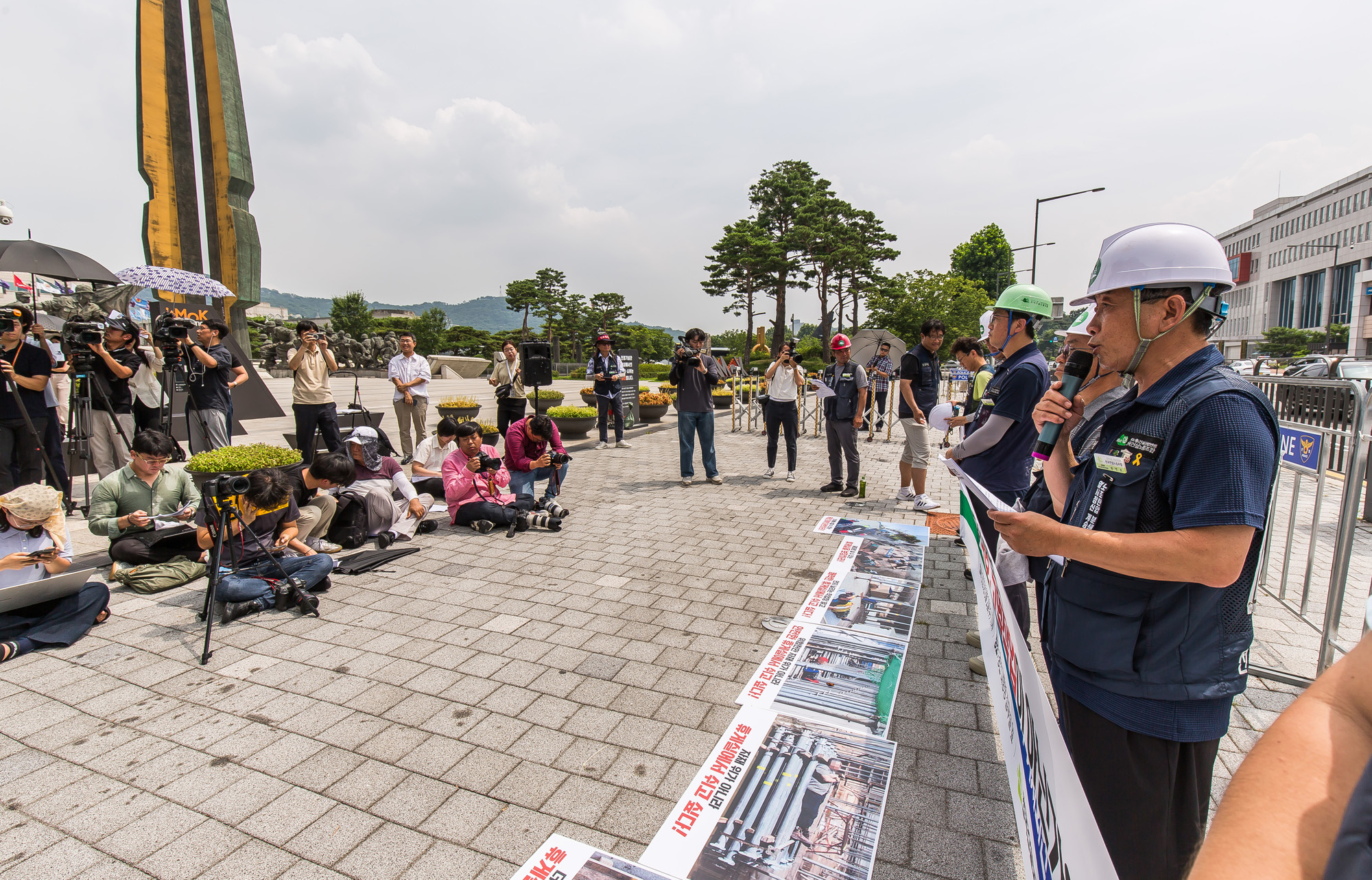사회;집회;시위;기자회견;건설노조;민주노총;민주노총전국건설노동조합;폭염대책마련요구;건설현장폭염;건설현장폭염대책법제화