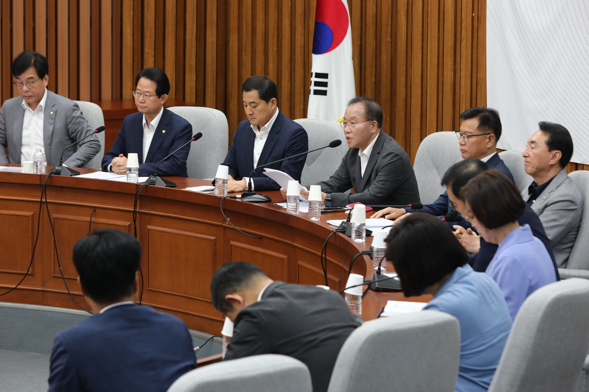 정치;국회;국민의힘 원내대책회의;윤재옥