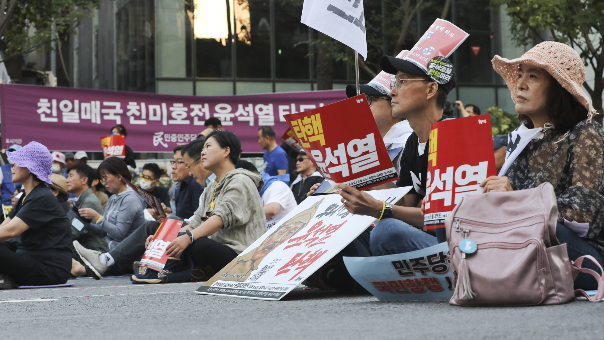 촛불대행진;진보단체;윤석열탄핵;김건희특검;윤석열퇴진;촛불집회;이재명집회