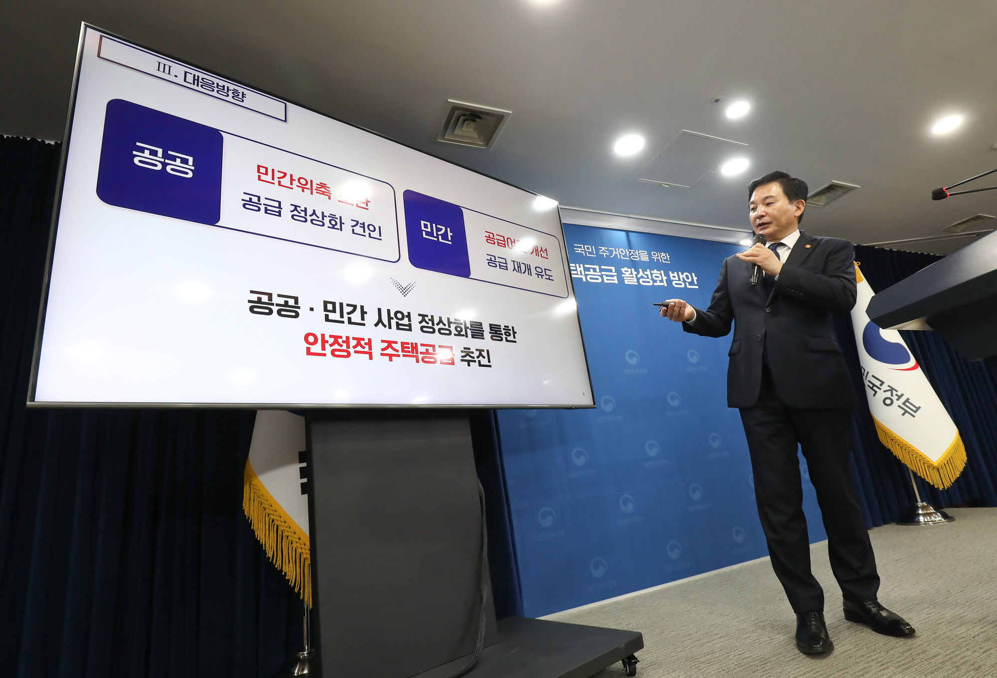 부동산 관계장관 회의;합동 브리핑