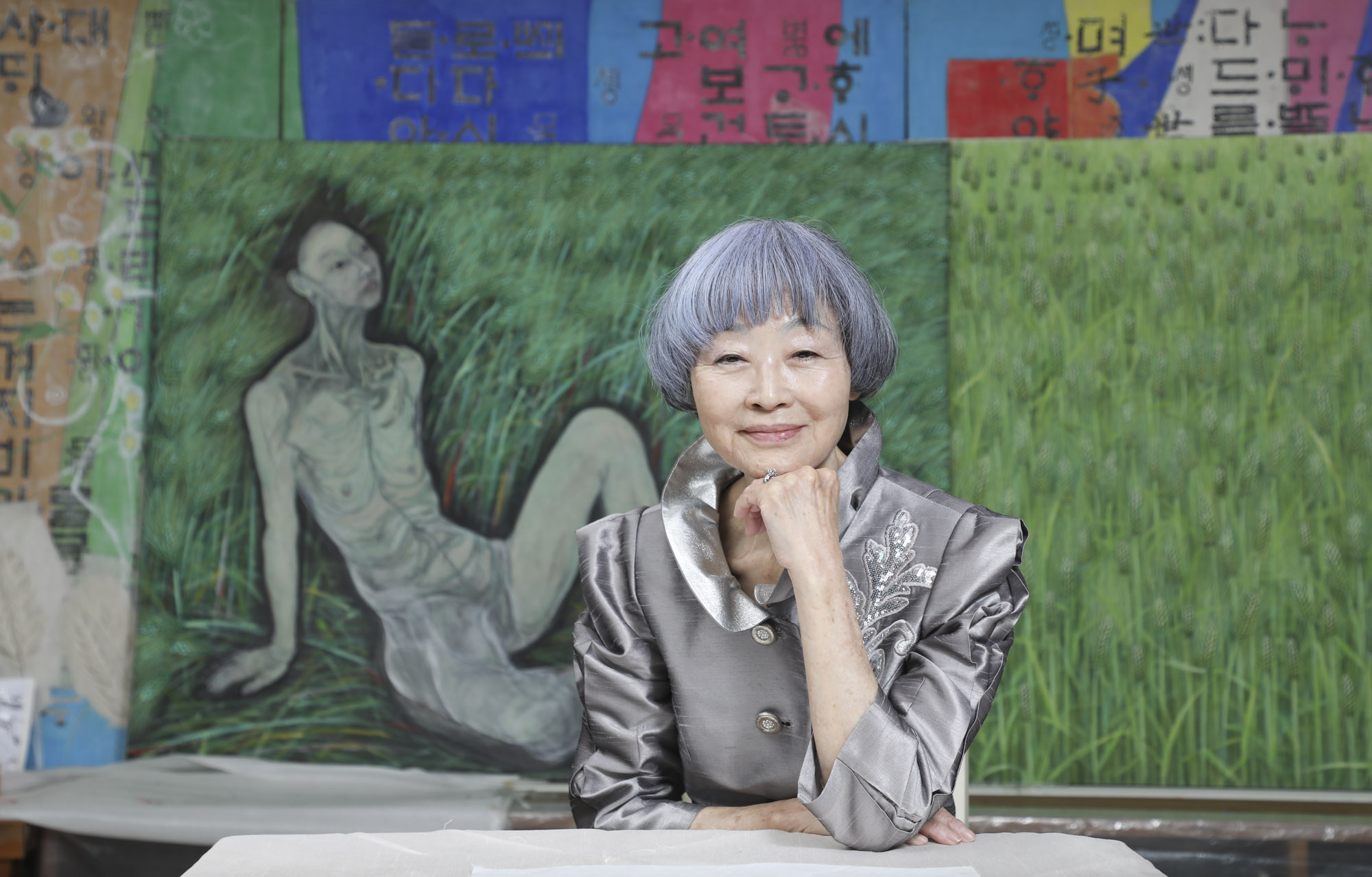 이숙자;이숙자작가;이숙자화가;아티스트;한국채색화
