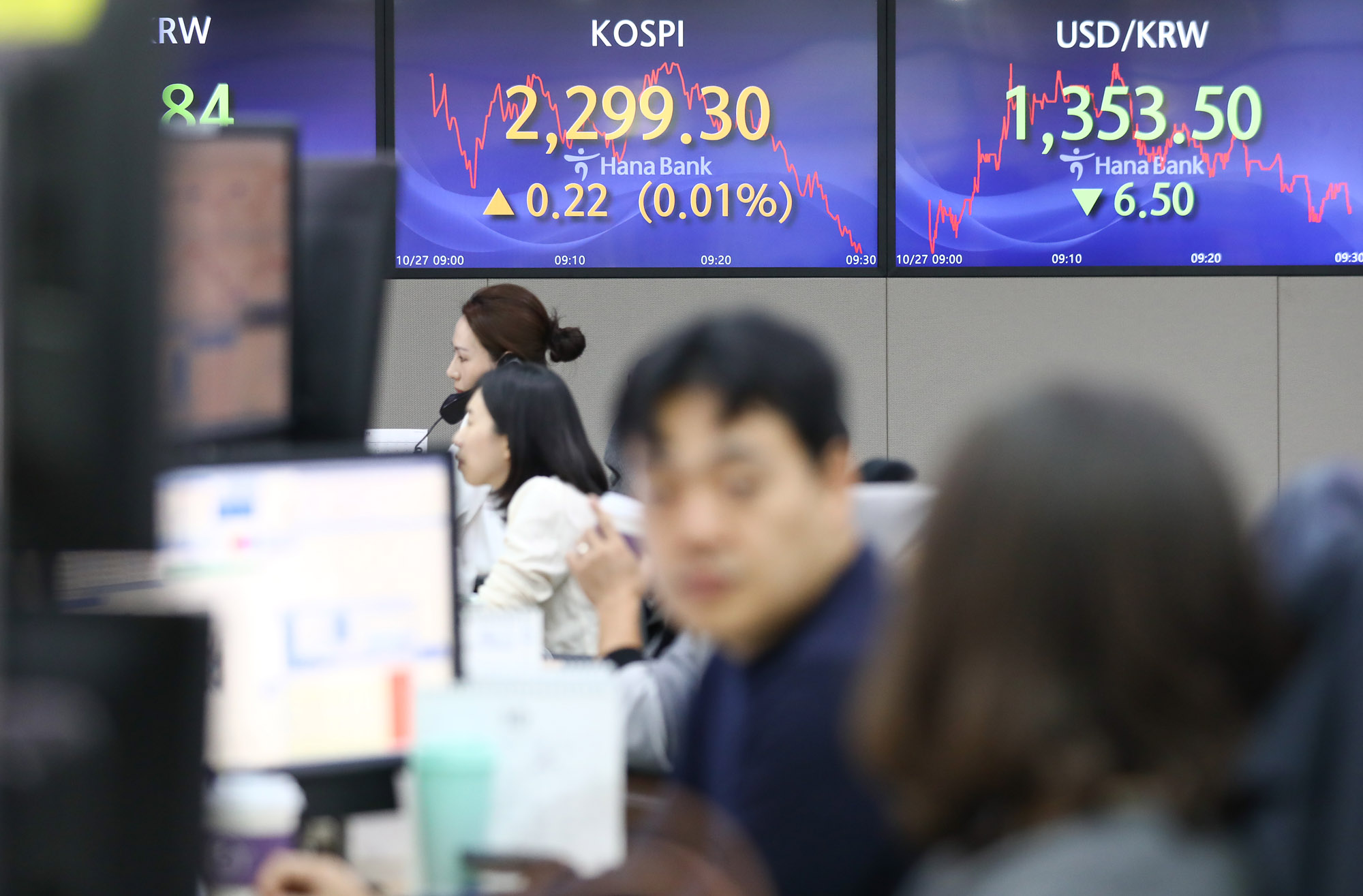 하나은행 딜링룸 주가 주식