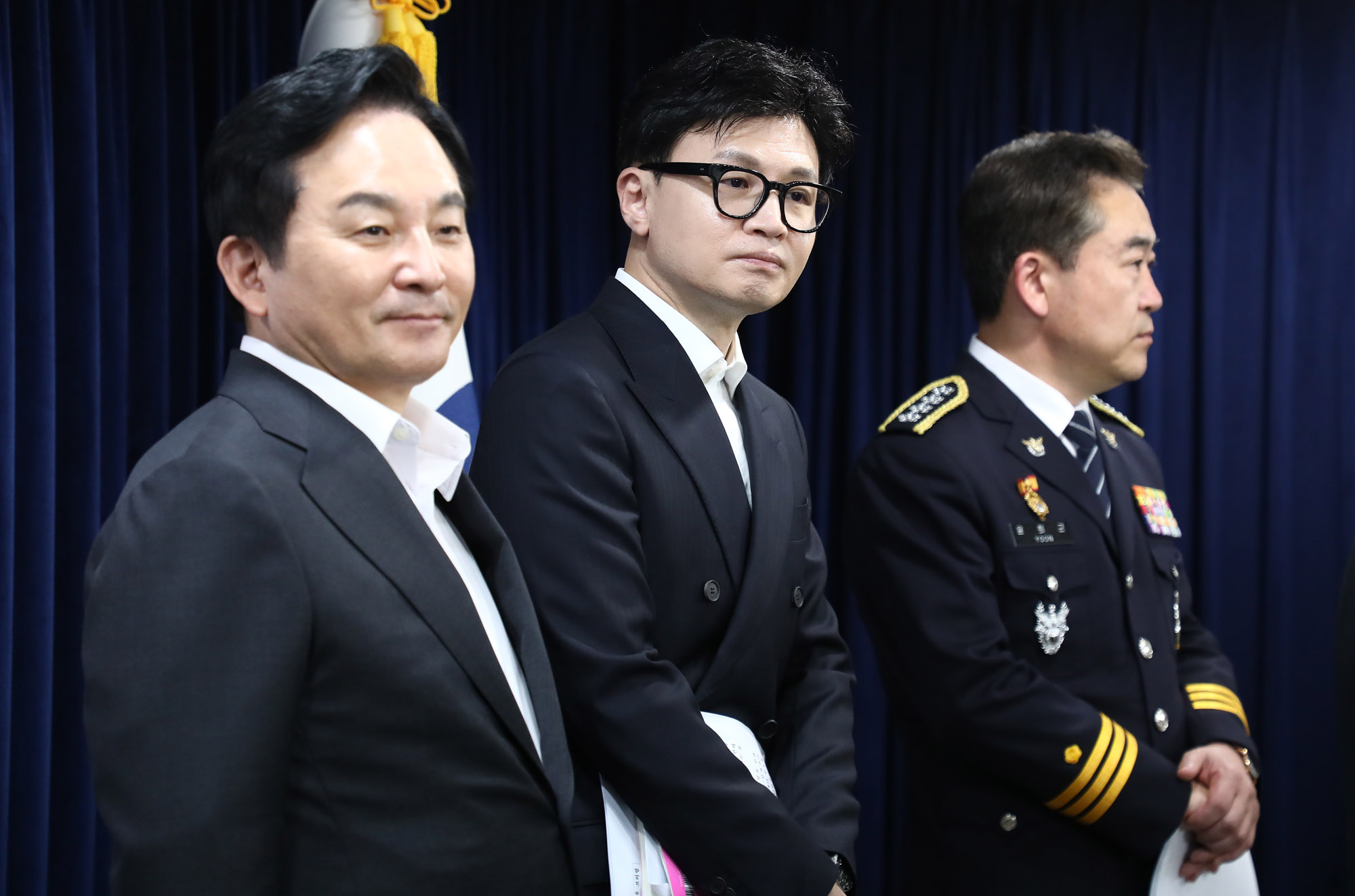 전세사기;합동브리핑 한동훈 원희룡 윤희근