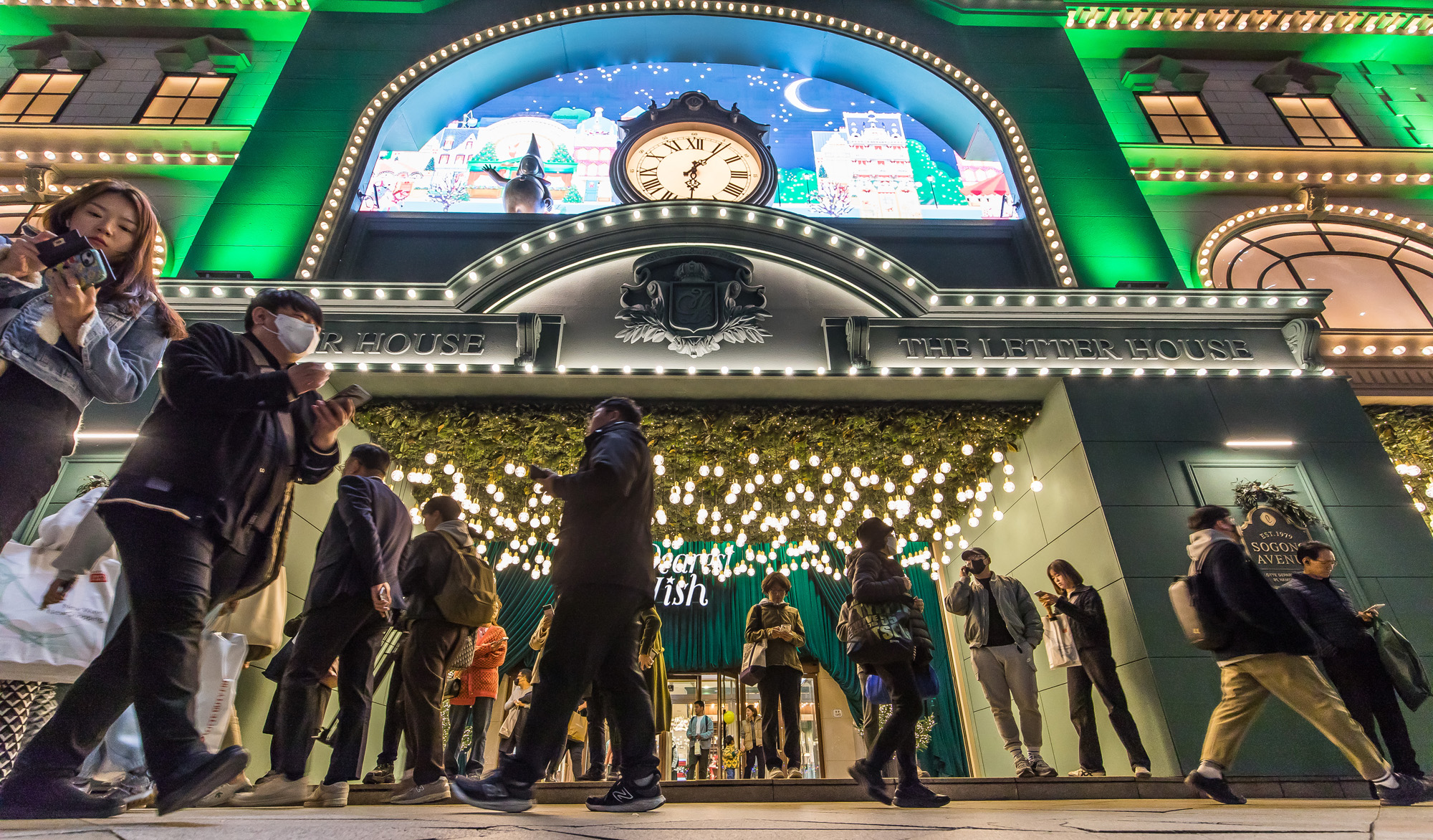 사회;세태;계절;겨울;크리스마스;크리스마스테마장식;롯데백화점본점;mydearestwish