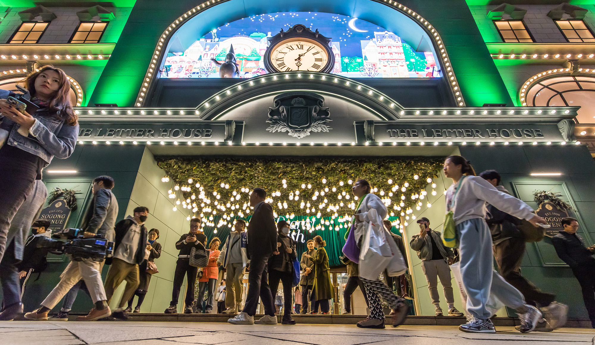 사회;세태;계절;겨울;크리스마스;크리스마스테마장식;롯데백화점본점;mydearestwish