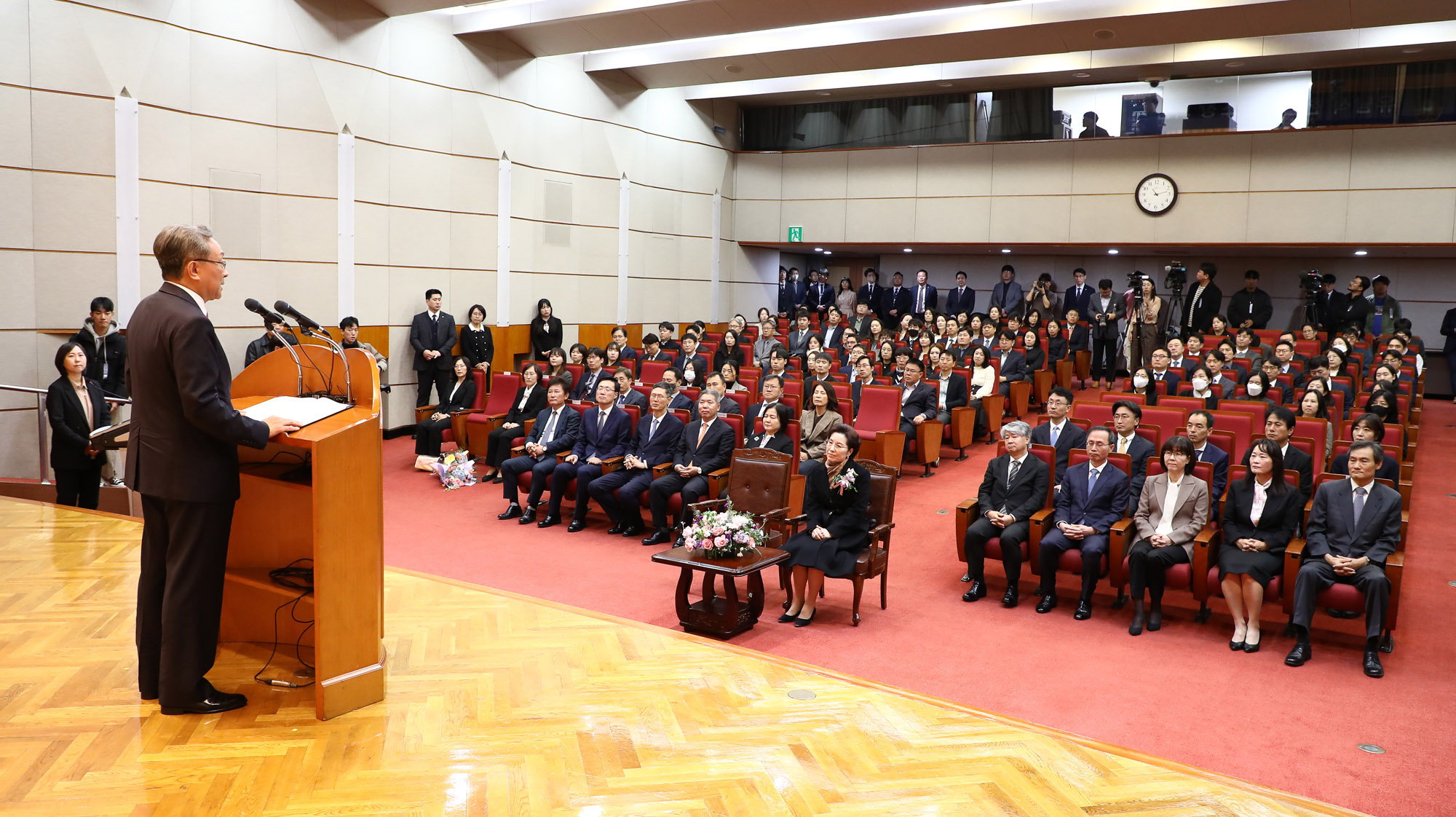 유남석 헌법재판소장 퇴임식