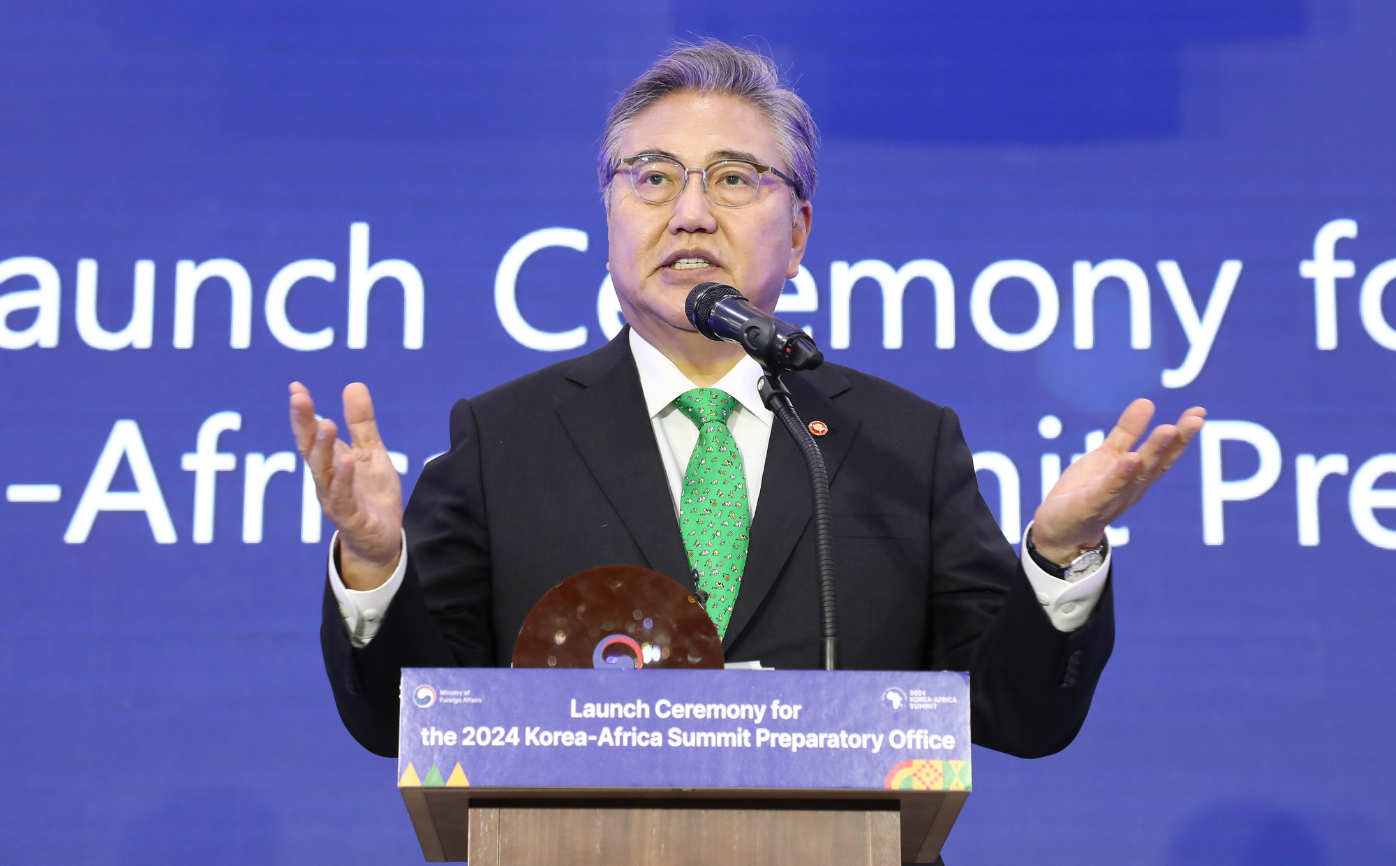 한 아프리카 정상회의 준비기획단 현판식 박진 