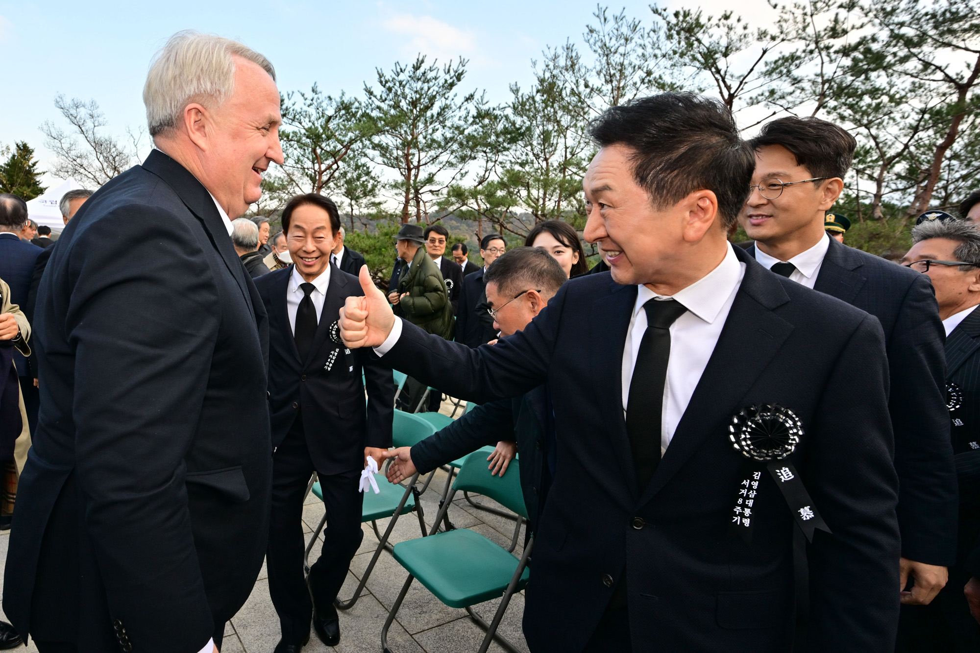 정치;김영삼대통령8주기추모식;국립서울현충원;김영삼대통령묘역;김현철