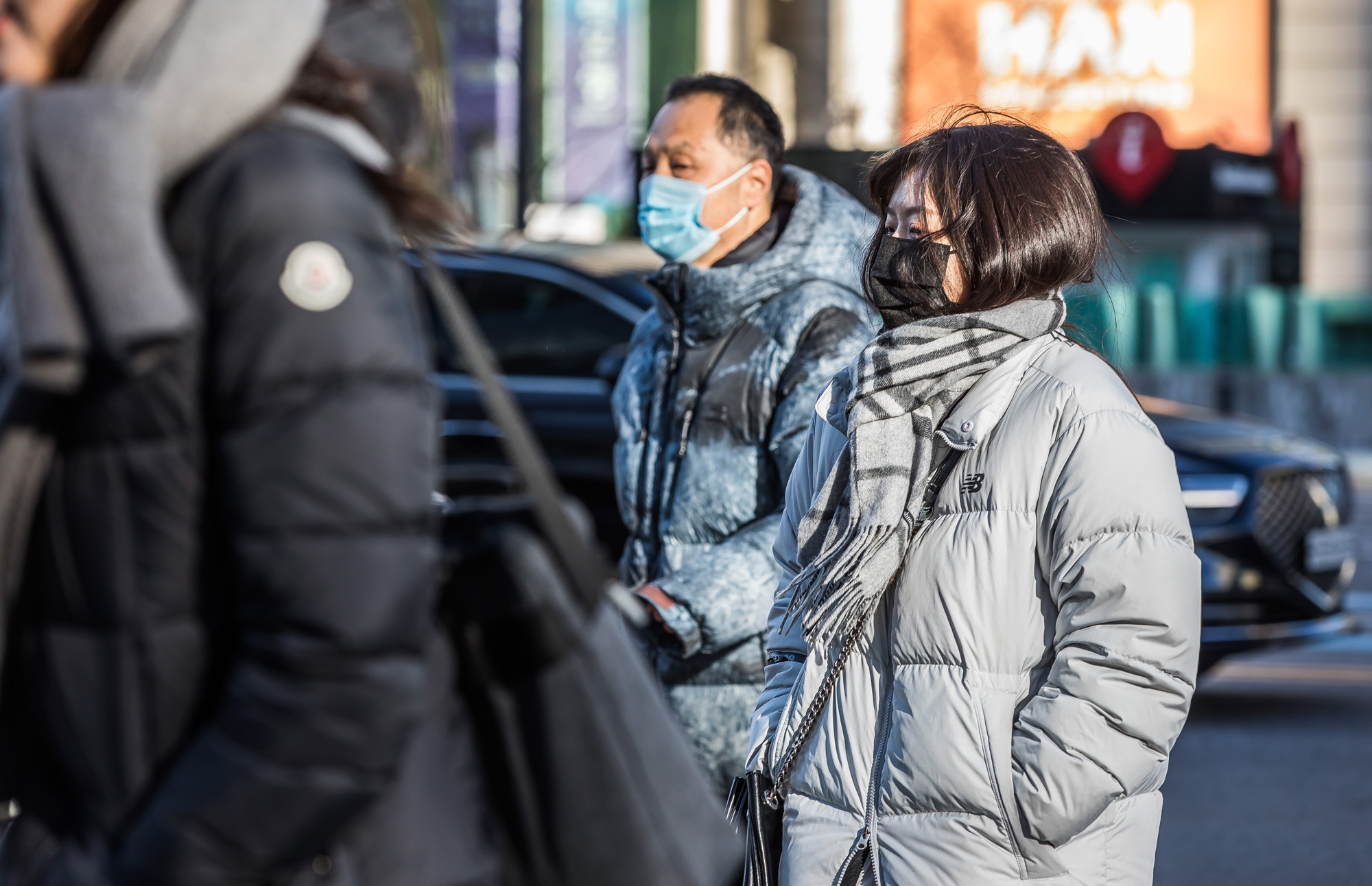 사회;계절;겨울;한파;한파스케치;강추위;출근길한파;강추위스케치;광화문한파