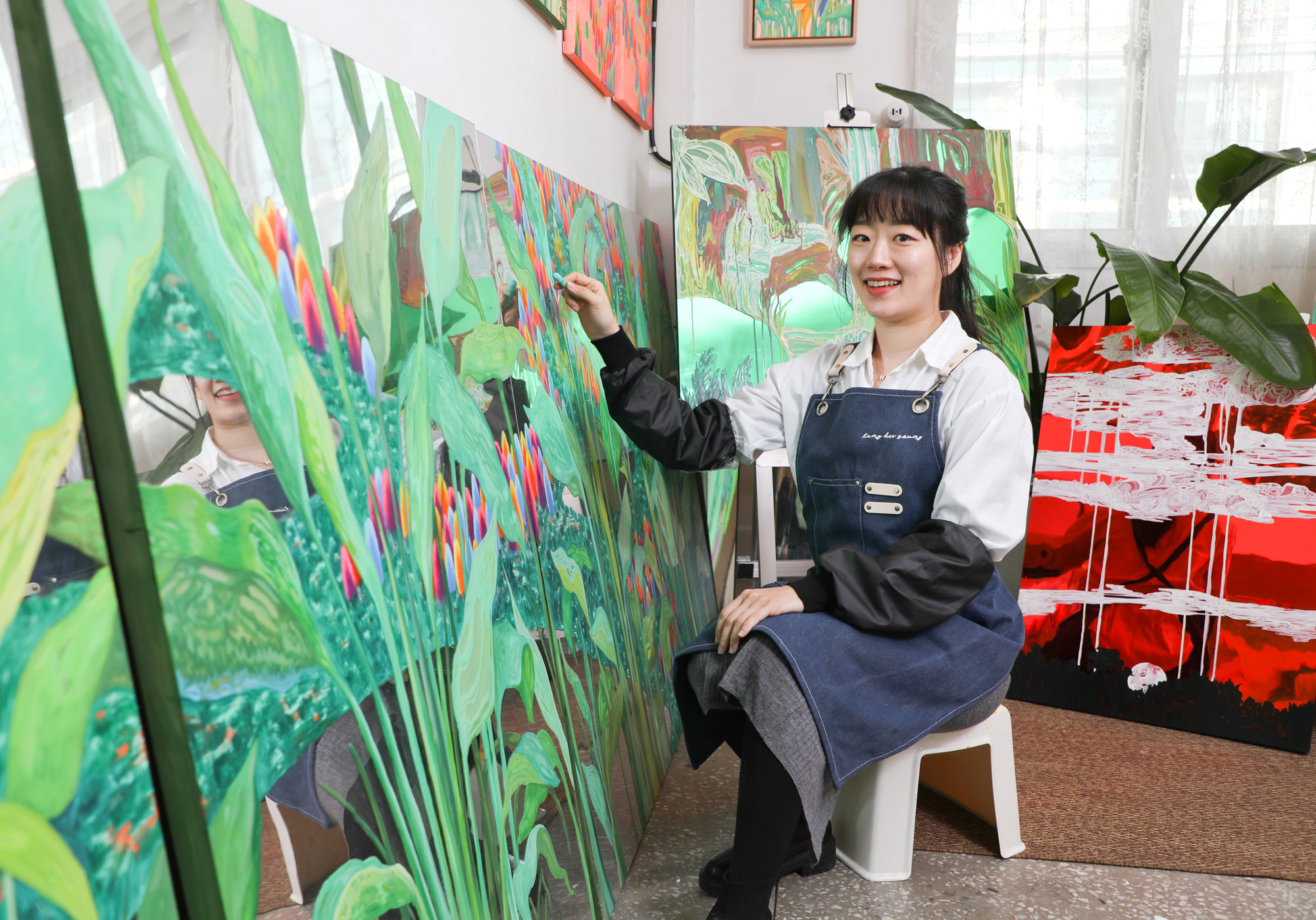 강희영;강희영작가;한국미술응원프로젝트;화가의방;아티스트