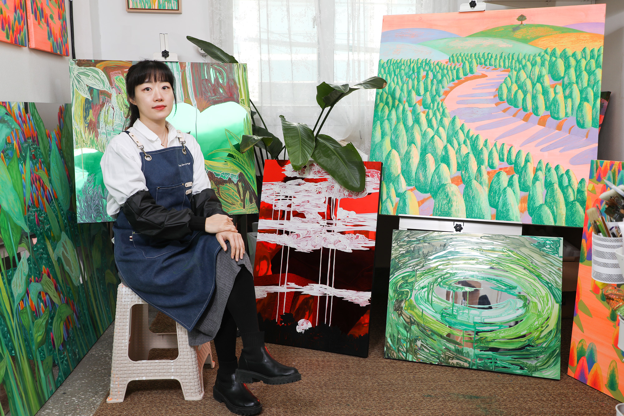 강희영;강희영작가;한국미술응원프로젝트;화가의방;아티스트