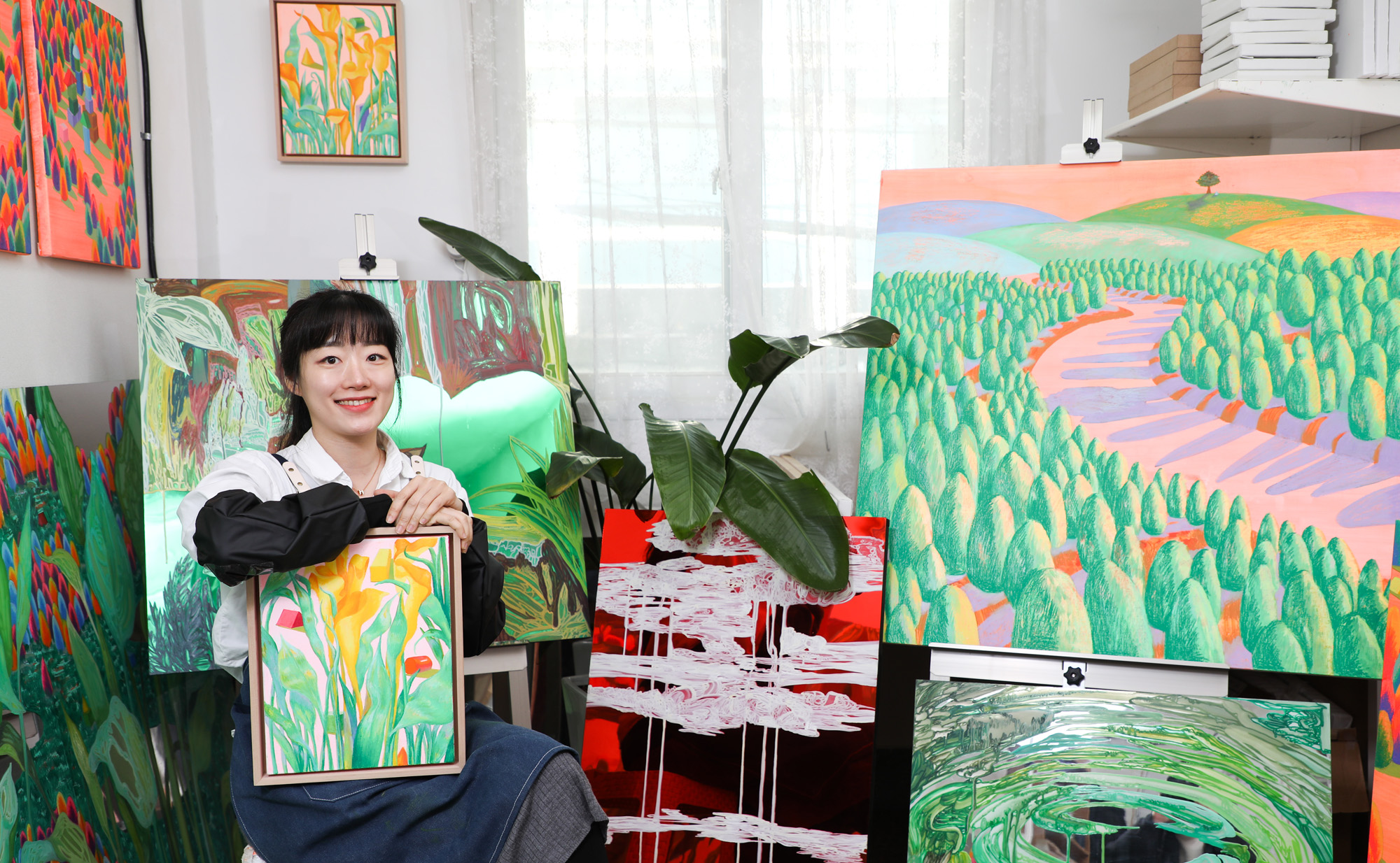 강희영;강희영작가;한국미술응원프로젝트;화가의방;아티스트