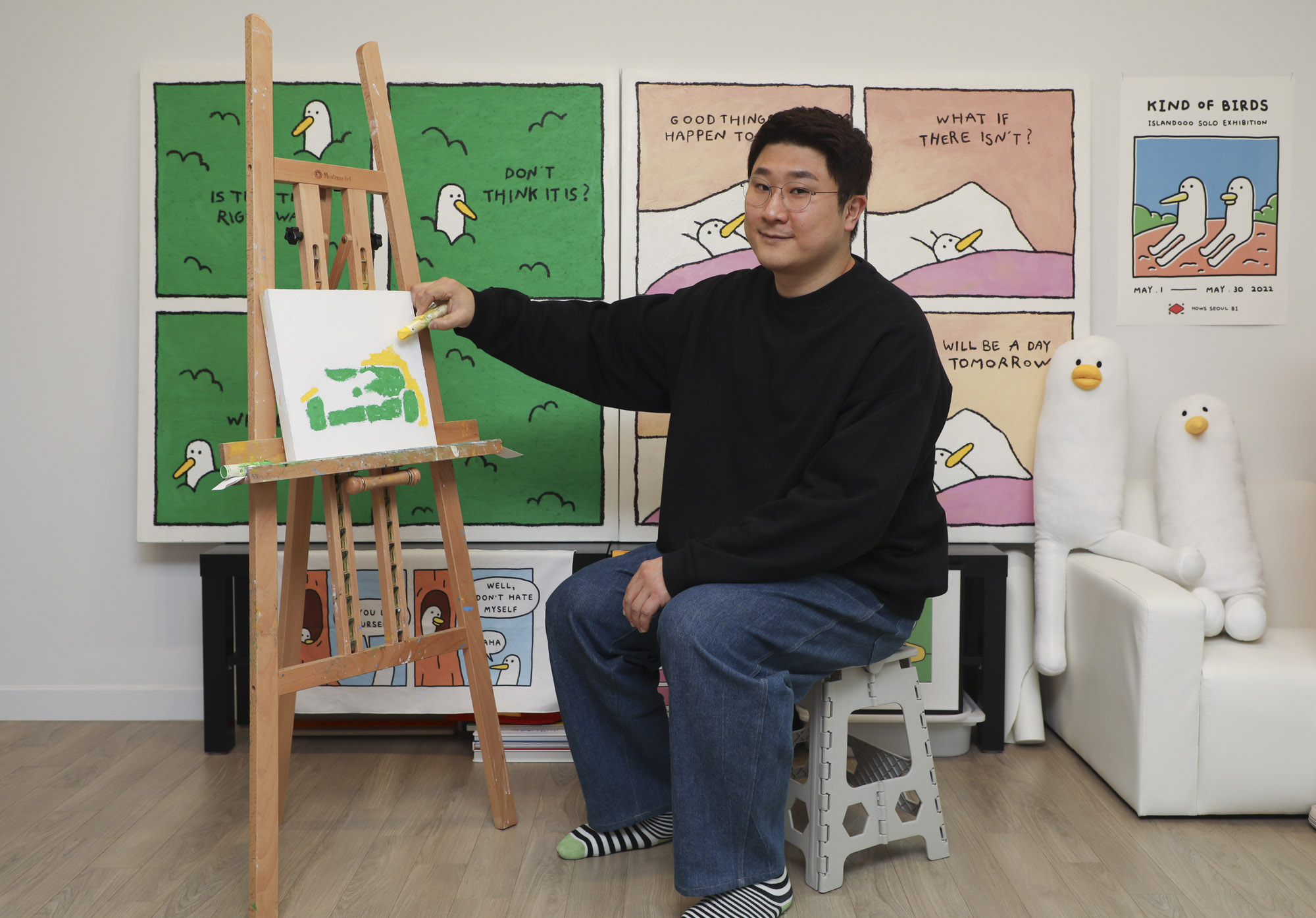 이지백작가;아일랜드작가;아일랜두작가;한국미술응원프로젝트;화가;그림;아티스트;작업실