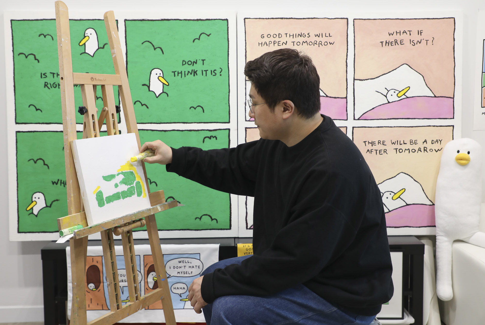 이지백작가;아일랜드작가;아일랜두작가;한국미술응원프로젝트;화가;그림;아티스트;작업실