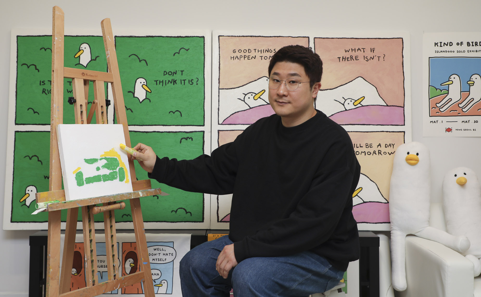 이지백작가;아일랜드작가;아일랜두작가;한국미술응원프로젝트;화가;그림;아티스트;작업실