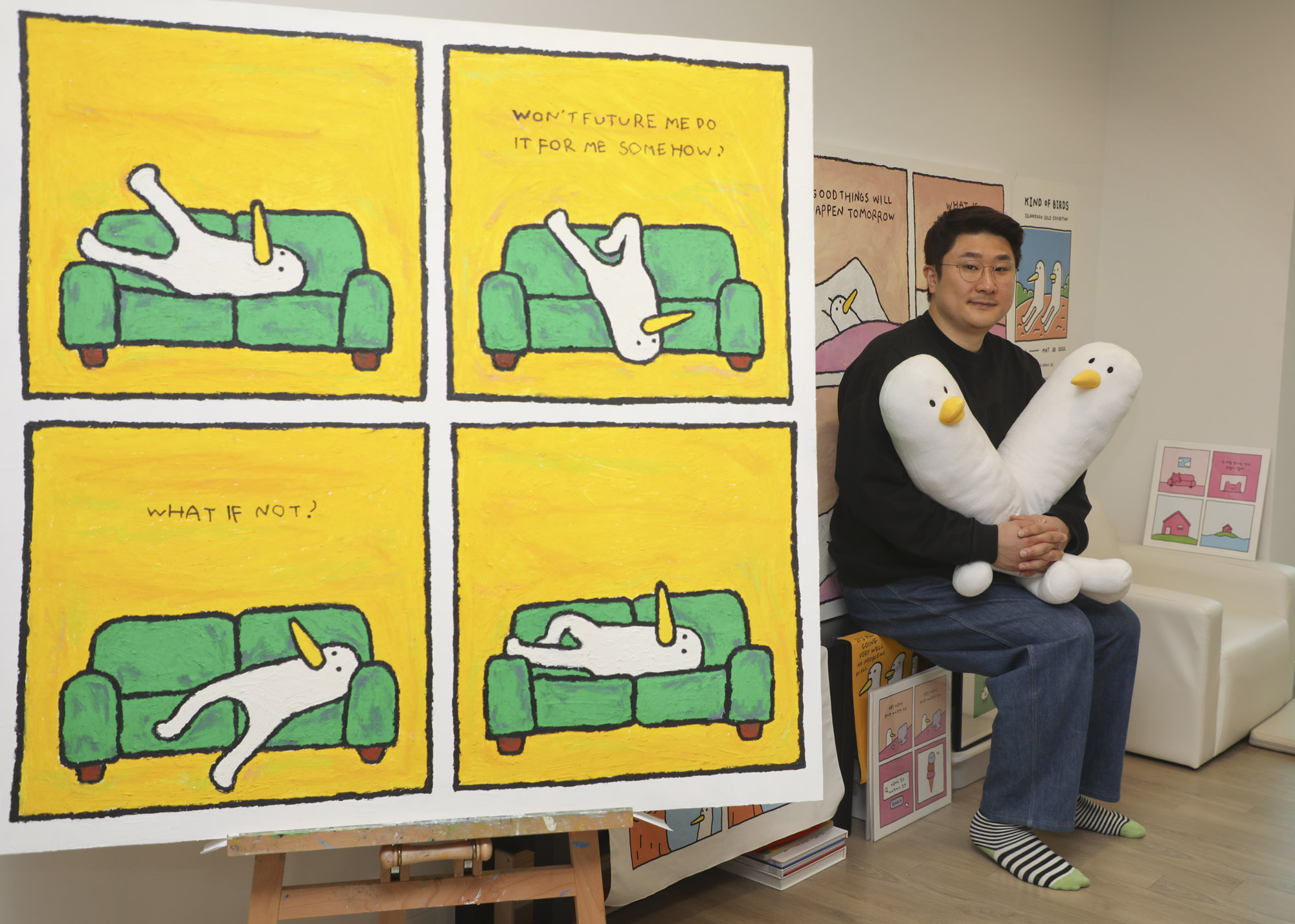 이지백작가;아일랜드작가;아일랜두작가;한국미술응원프로젝트;화가;그림;아티스트;작업실
