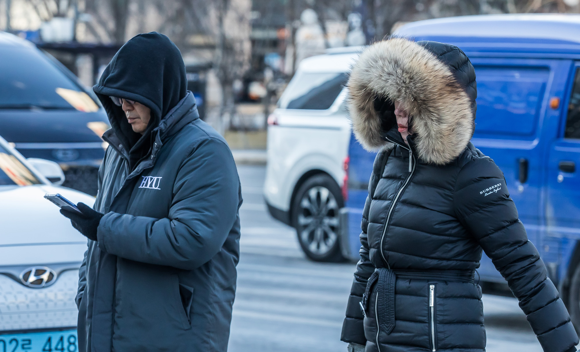 사회;날씨;겨울;겨울스케치;한파;최강한파;한파속출근길;광화문네거리;출근길스케치