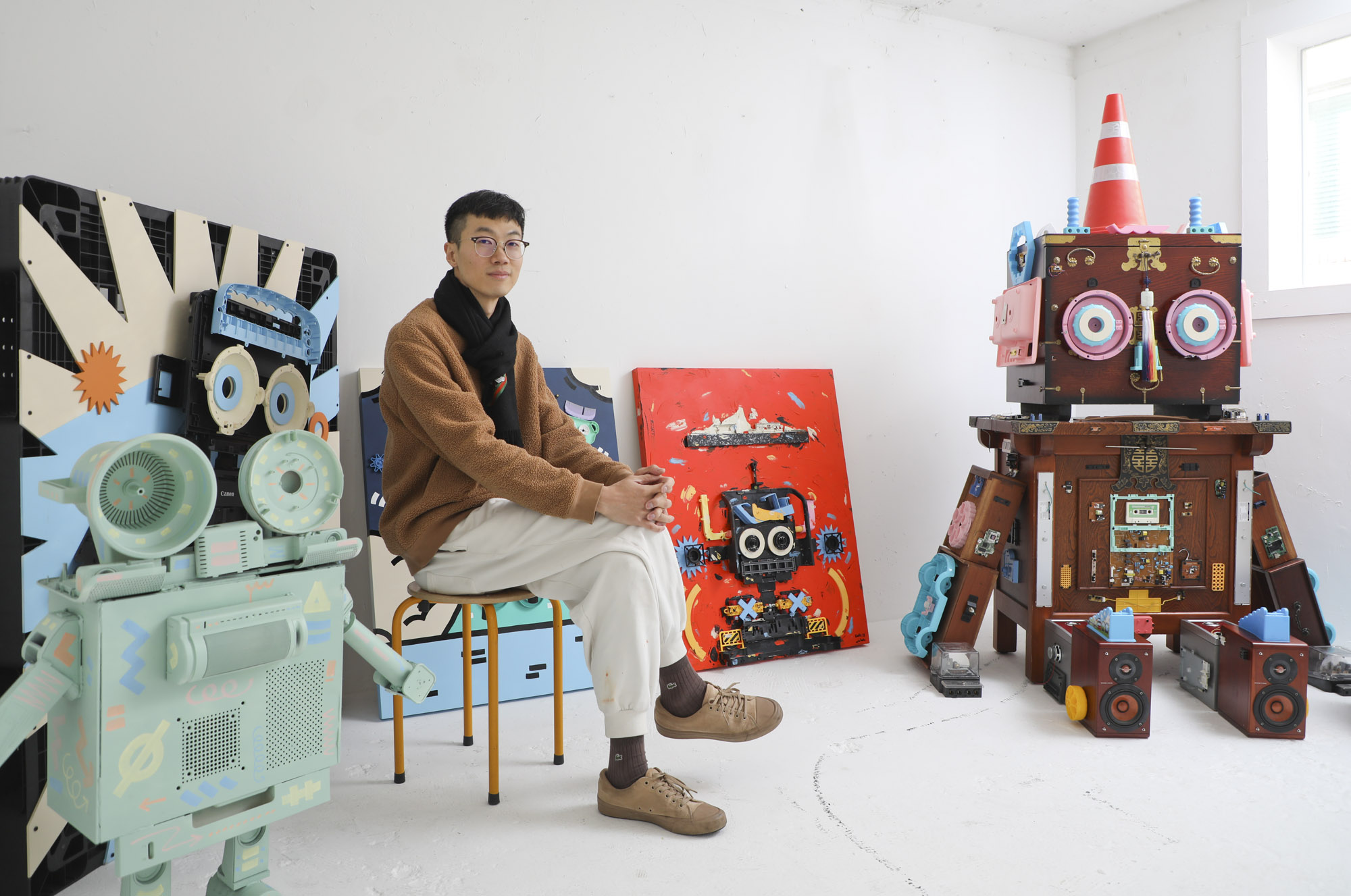 한국미술응원프로젝트;포리심;심포리;작가;아티스트;업사이클;화가의방