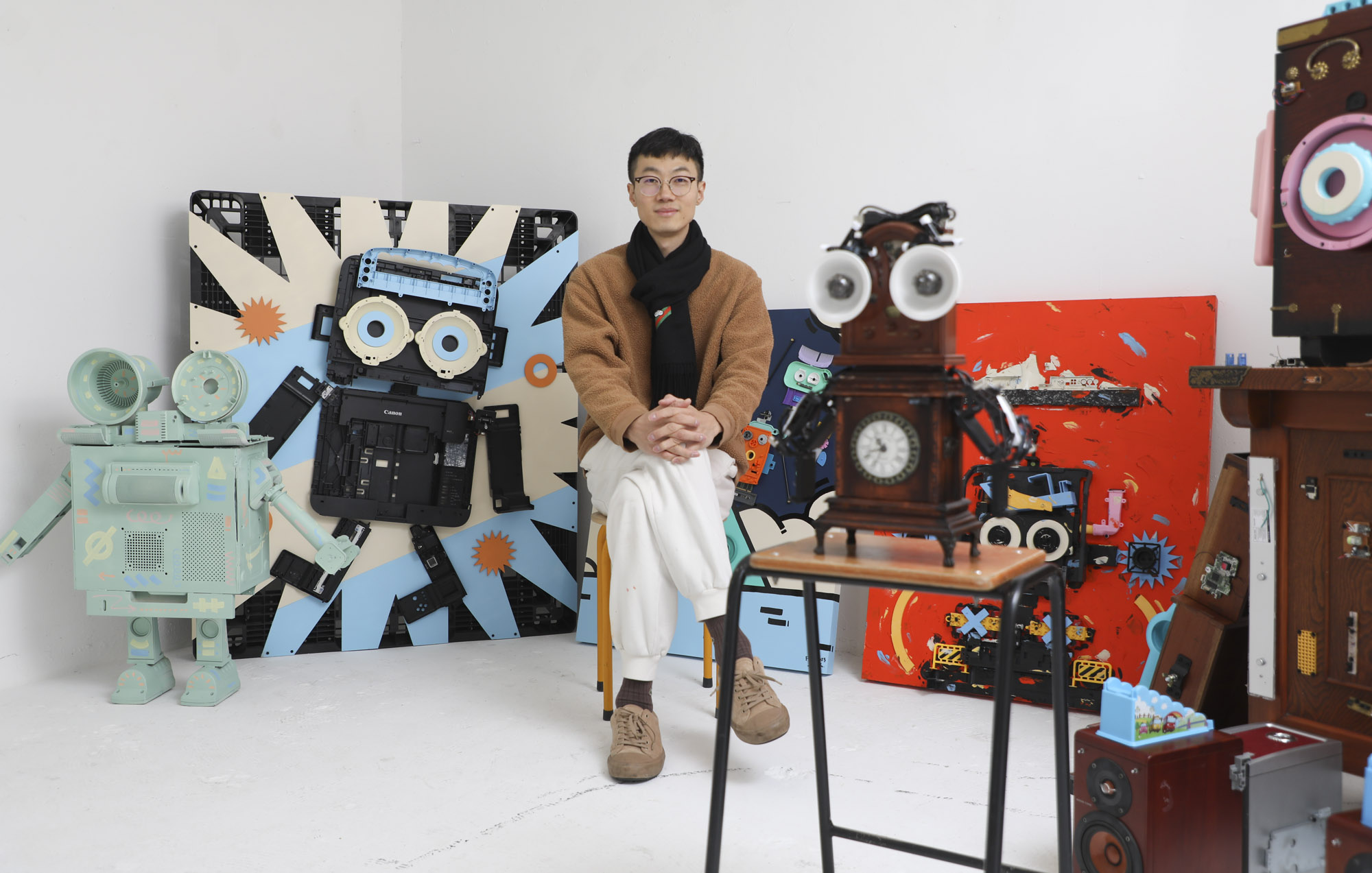 한국미술응원프로젝트;포리심;심포리;작가;아티스트;업사이클;화가의방