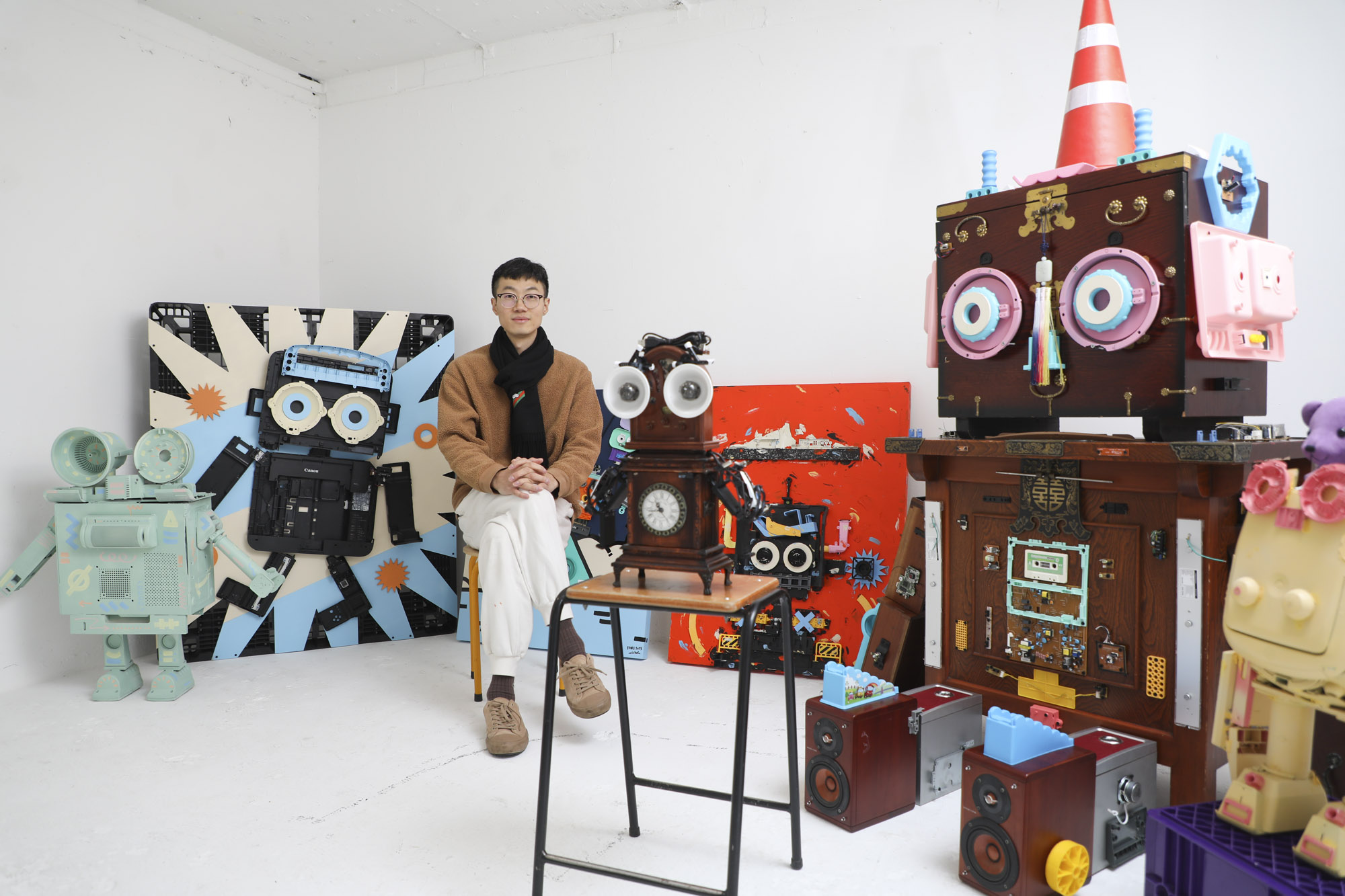 한국미술응원프로젝트;포리심;심포리;작가;아티스트;업사이클;화가의방