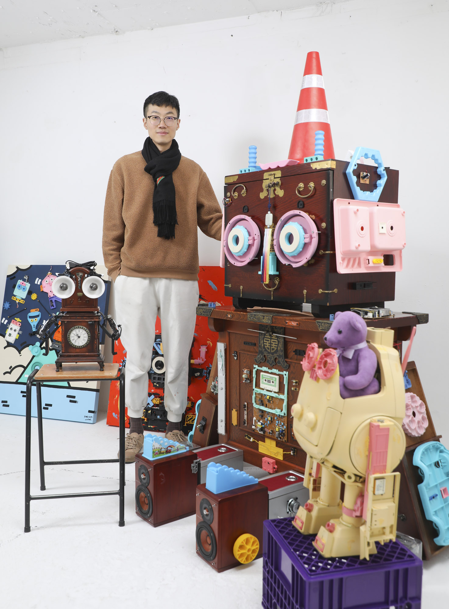 한국미술응원프로젝트;포리심;심포리;작가;아티스트;업사이클;화가의방