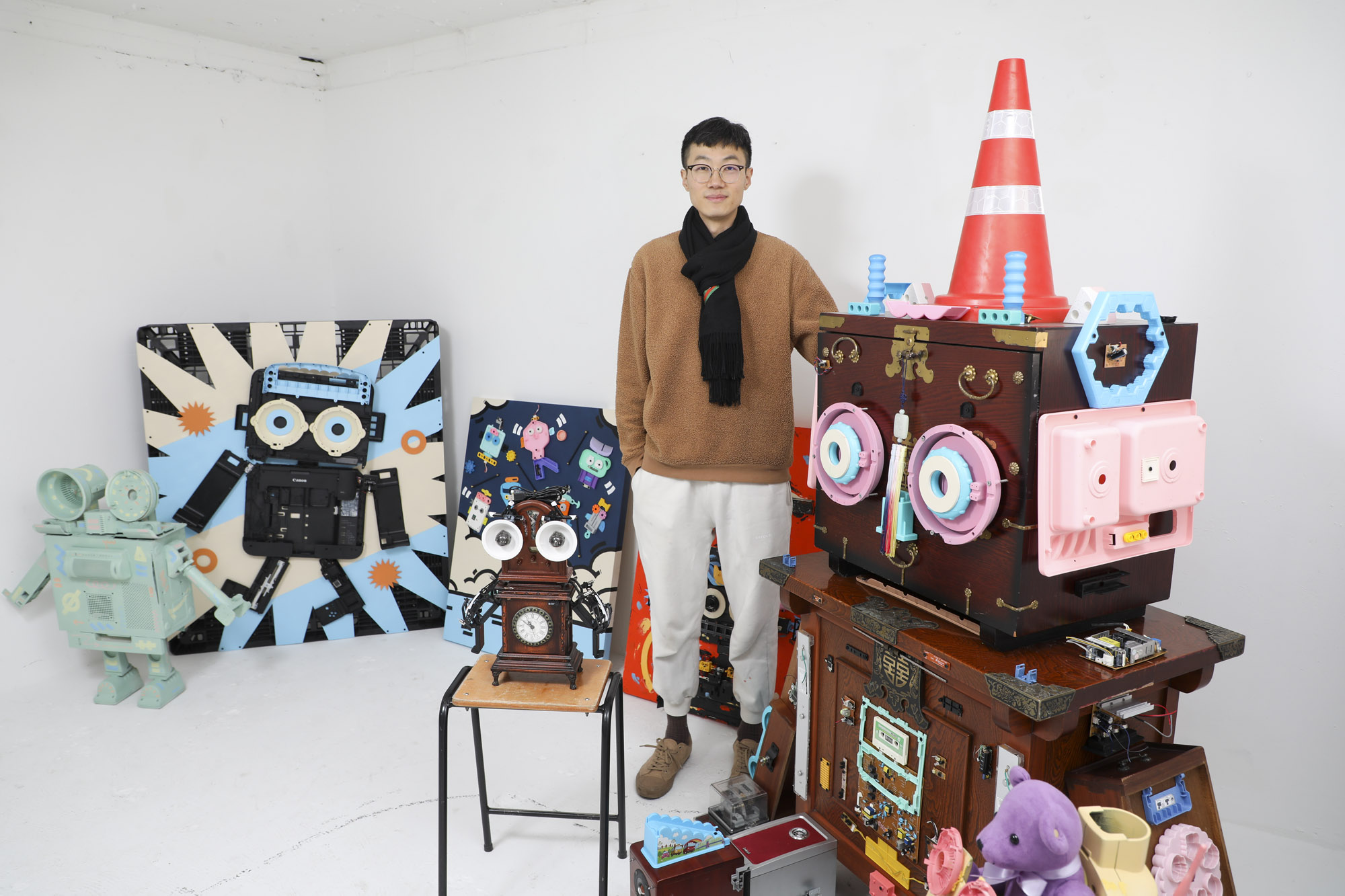 한국미술응원프로젝트;포리심;심포리;작가;아티스트;업사이클;화가의방