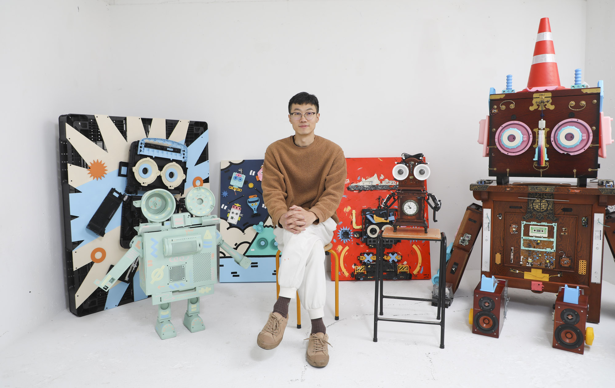 한국미술응원프로젝트;포리심;심포리;작가;아티스트;업사이클;화가의방