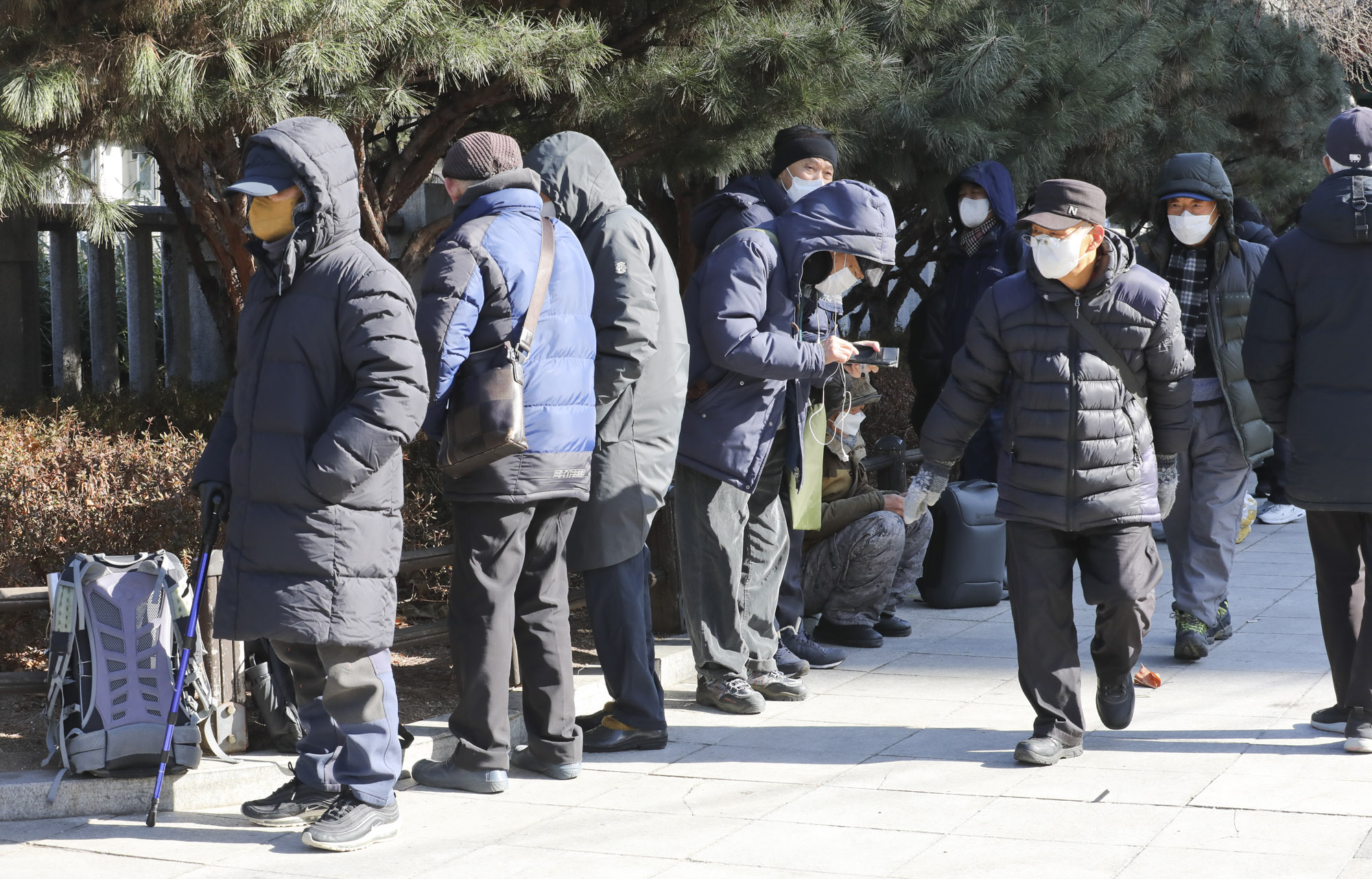 무료급식소;노인탑골공원;노인종로;종로무료급식소;한파노인;노인점심