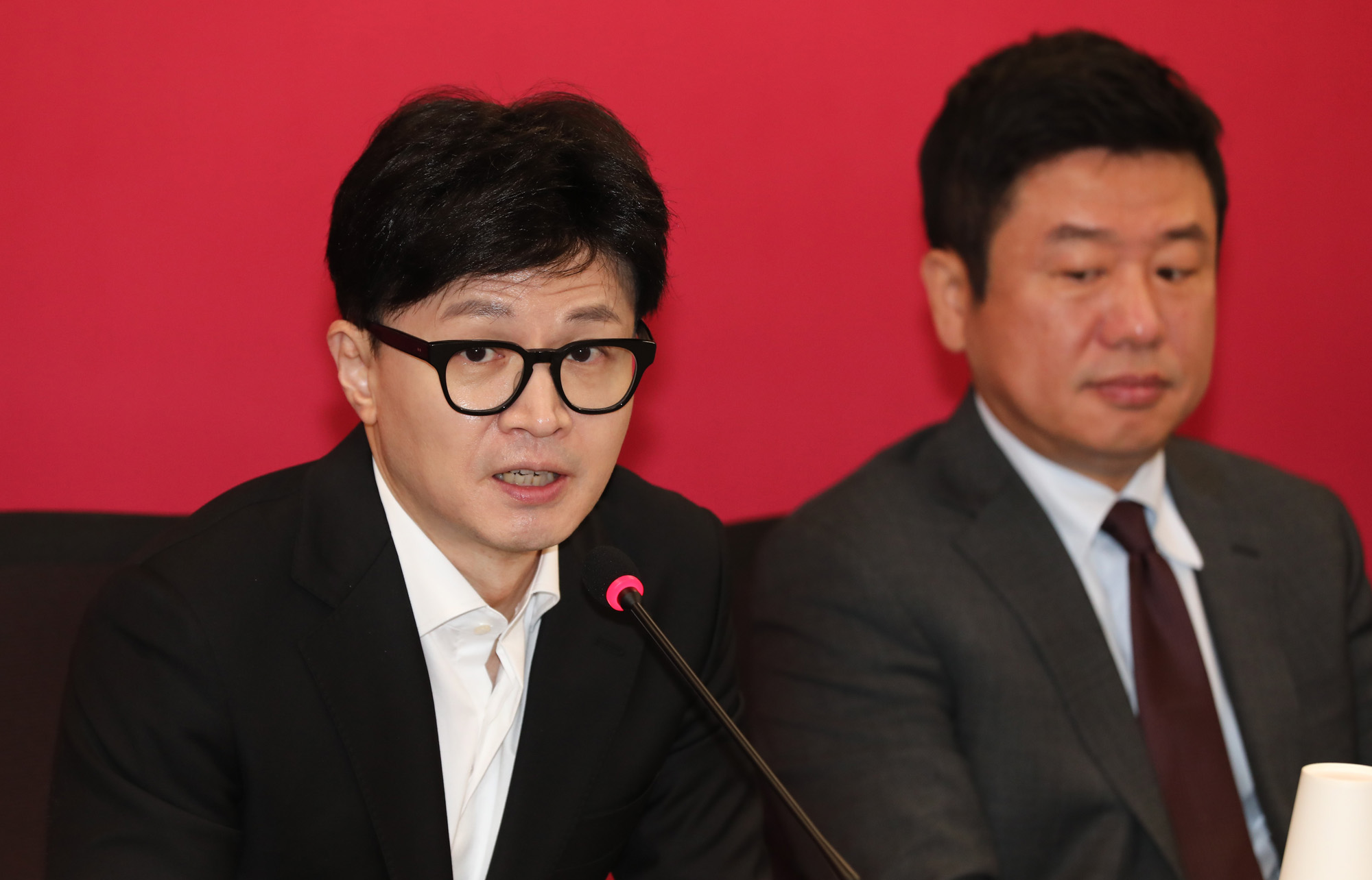 정치;국회;국민의힘 비상대책위원회의;한동훈