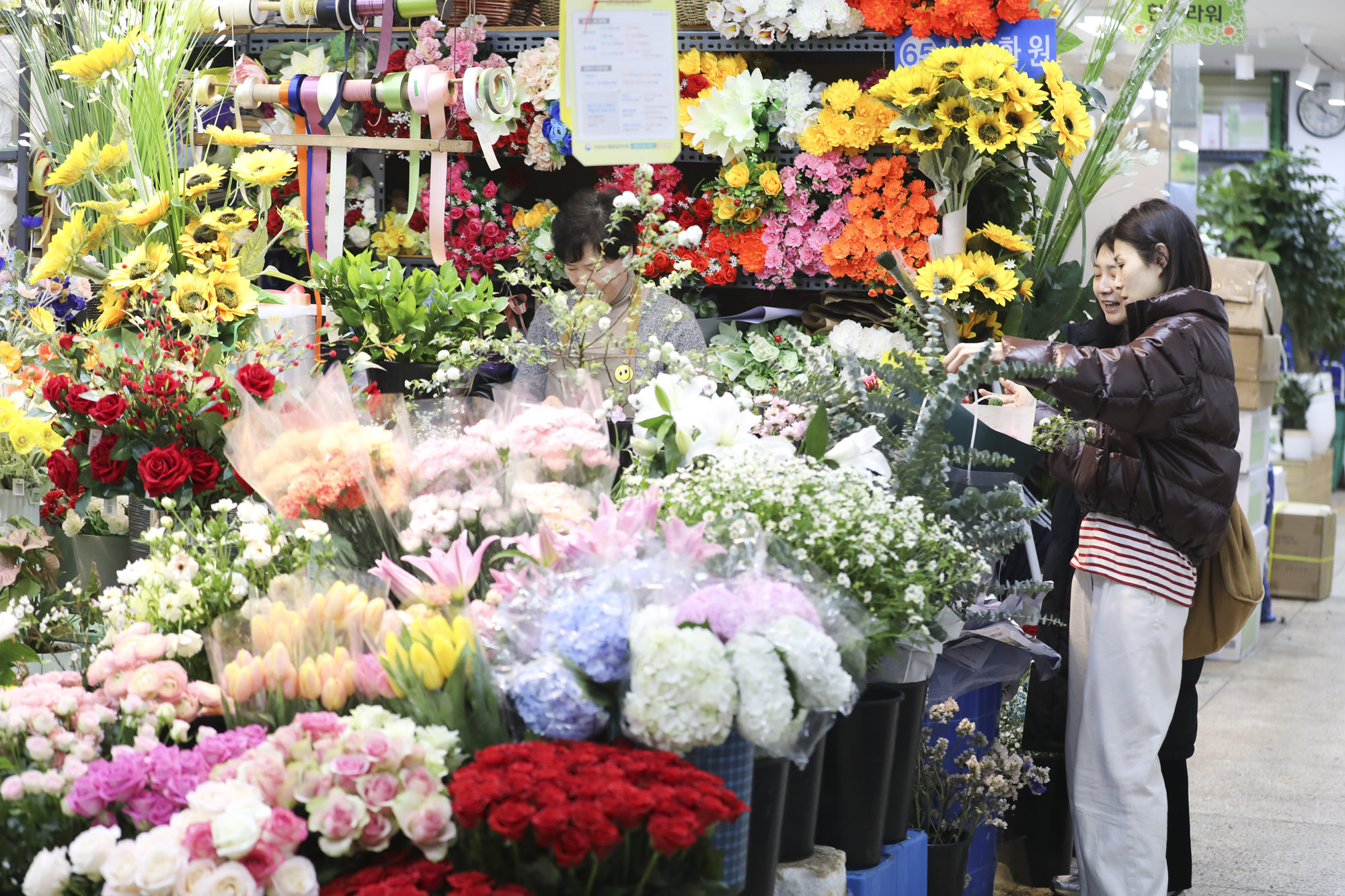 양재꽃시장;봄꽃