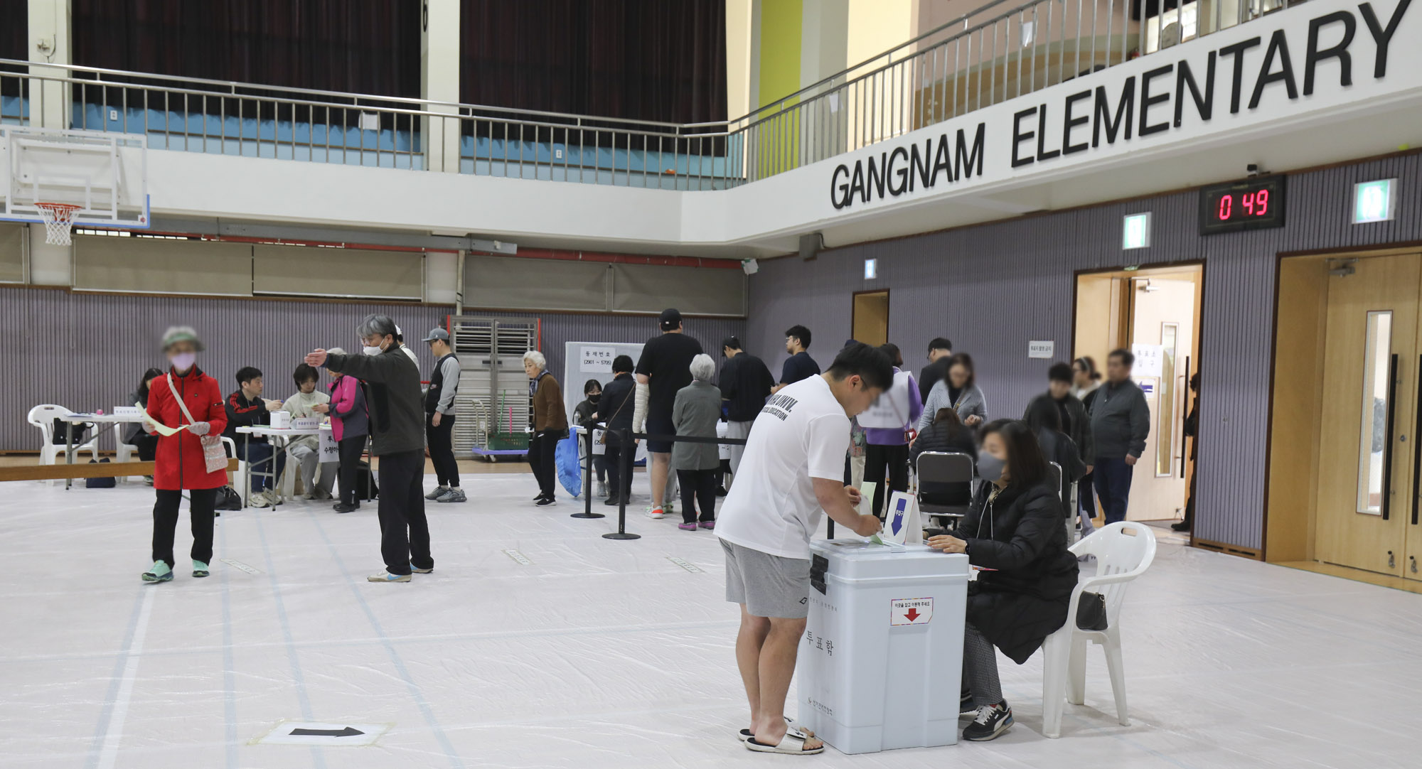 22대국회의원;총선;선거;투표소