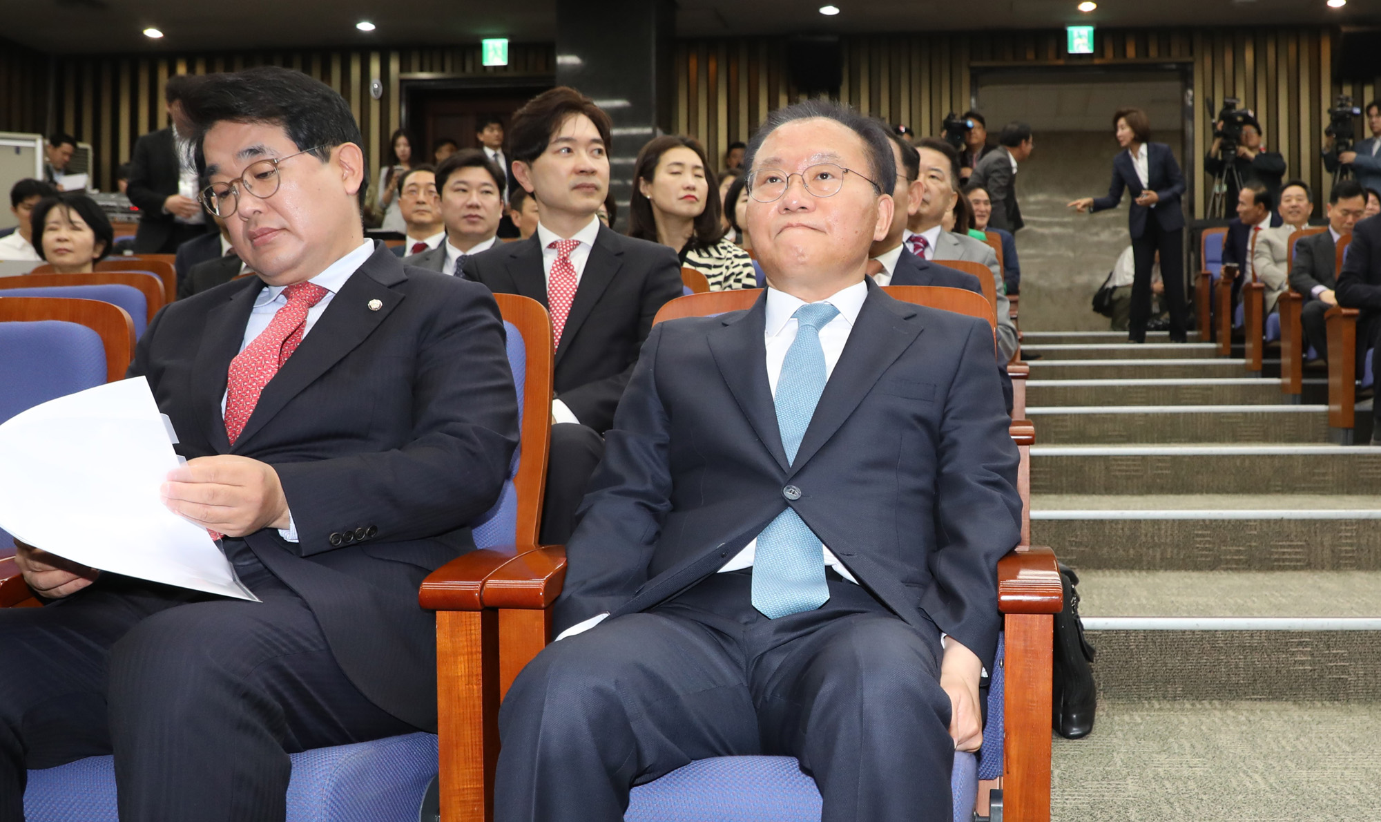 정치;국회;국민의힘 당선자총회;윤재옥