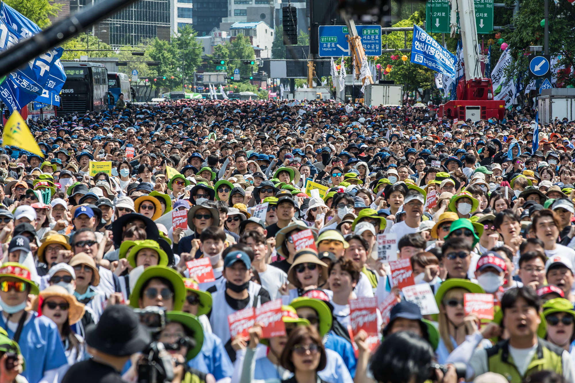 사회;집회;시위;민주노총;근로자의날;노동절;세계노동절대회;민주노총노동절대회;전국민주노동조합총연맹