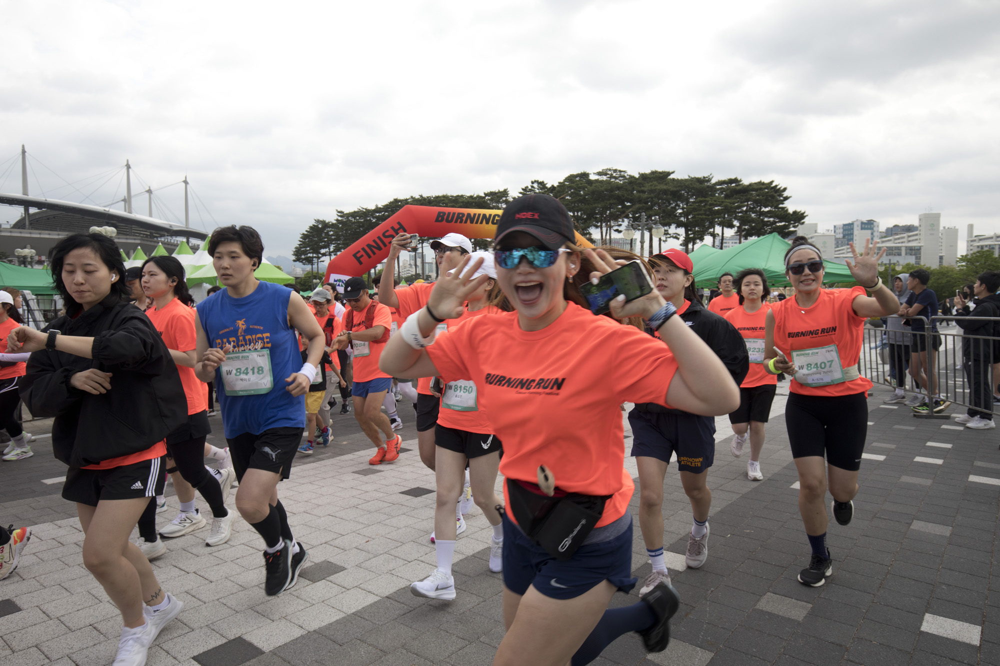 버닝런;마라톤;상암;월드컵공원