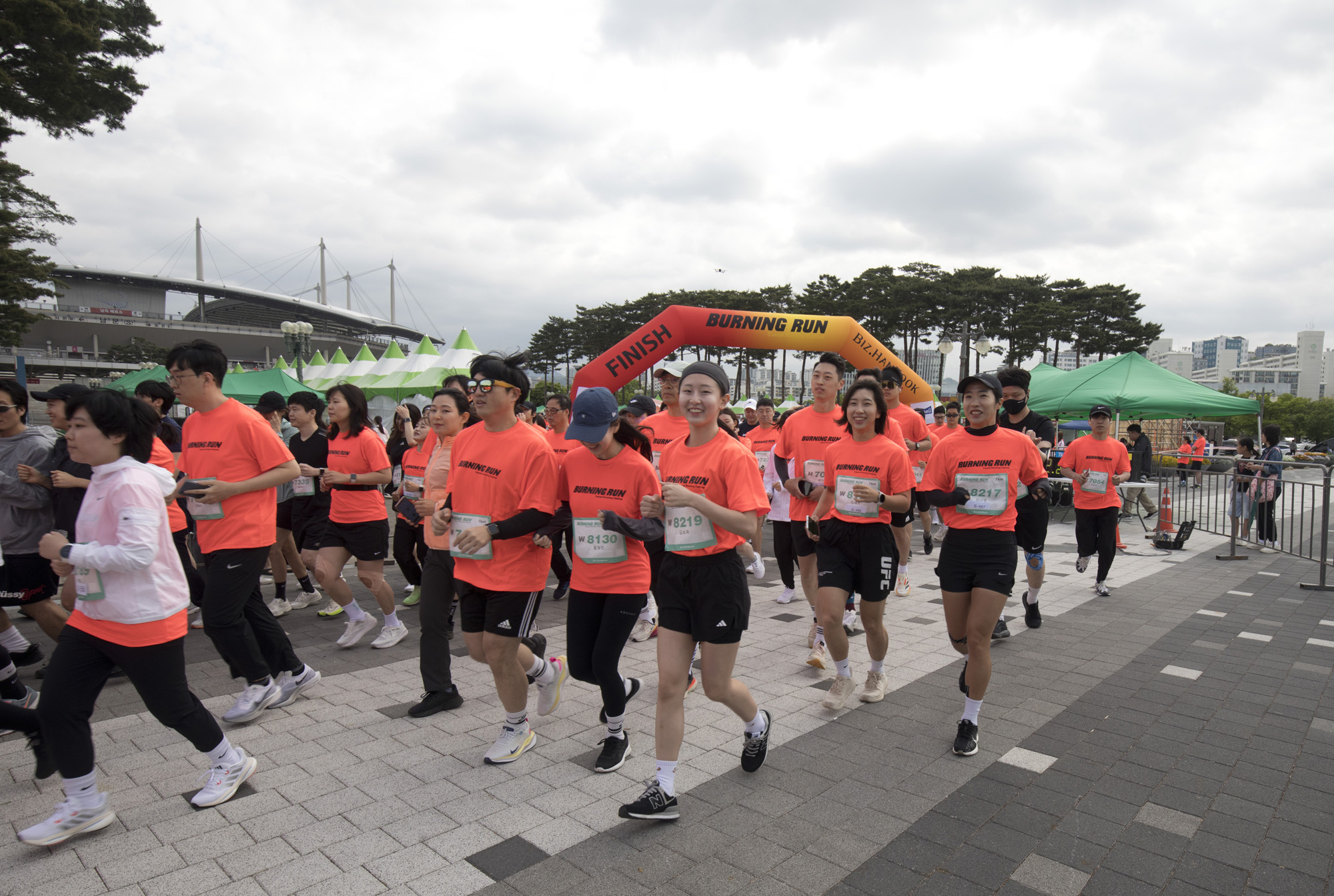 버닝런;마라톤;상암;월드컵공원
