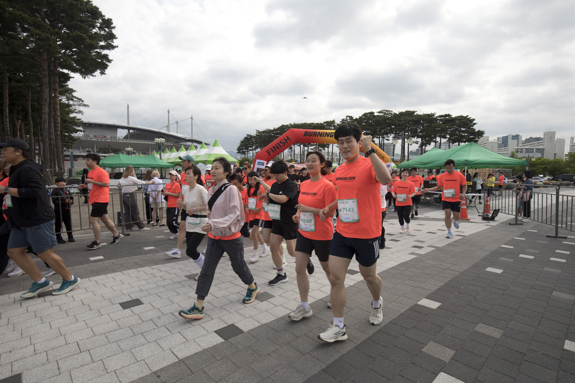 버닝런;마라톤;상암;월드컵공원