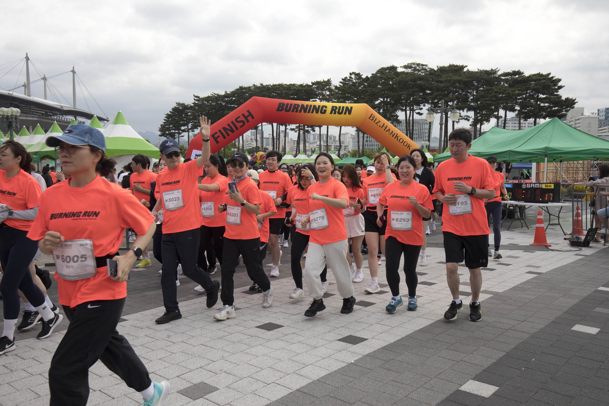 버닝런;마라톤;상암;월드컵공원