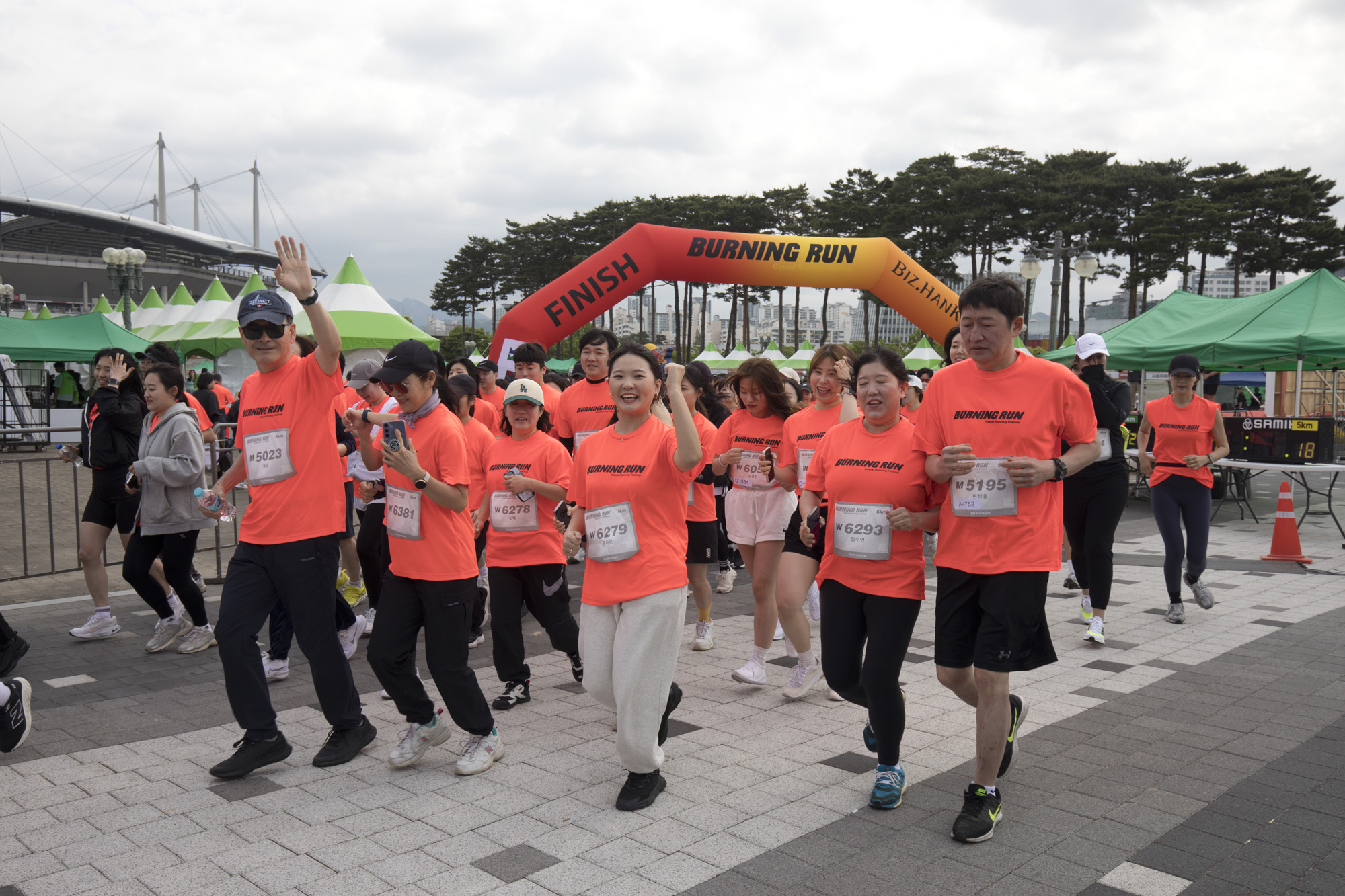 버닝런;마라톤;상암;월드컵공원