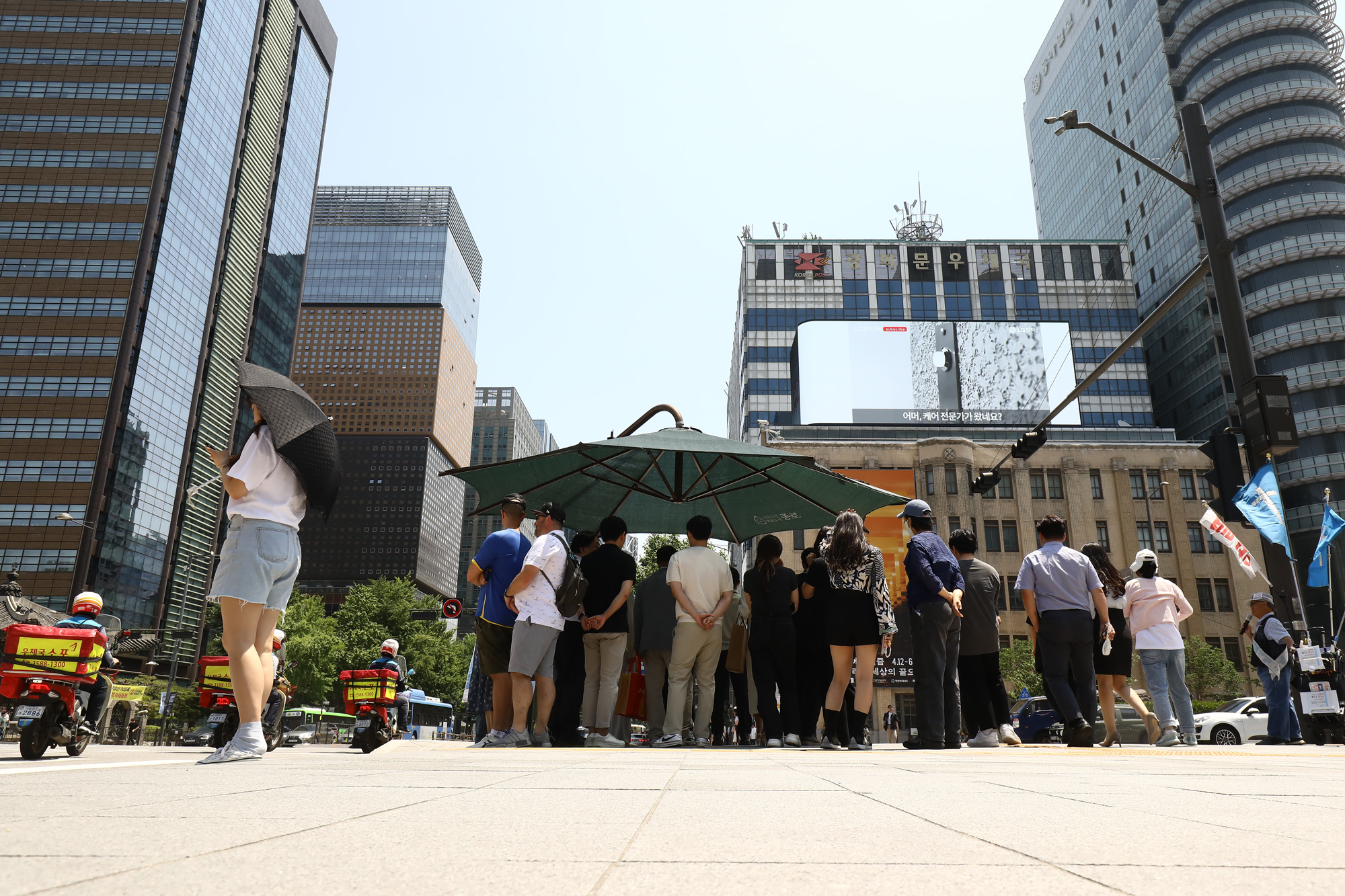 더위;불볕;광화문 햇빛