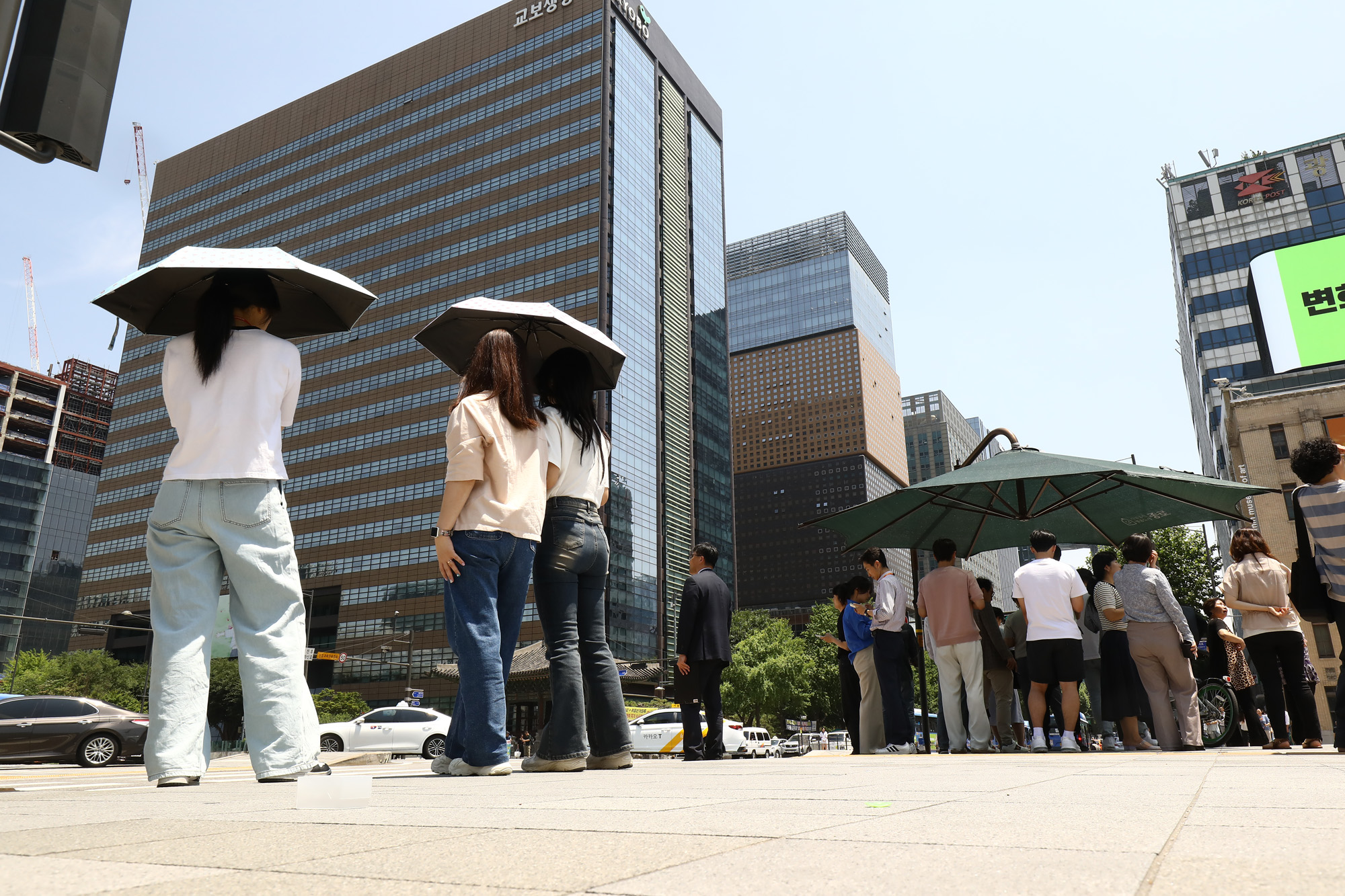 더위;불볕;광화문 햇빛