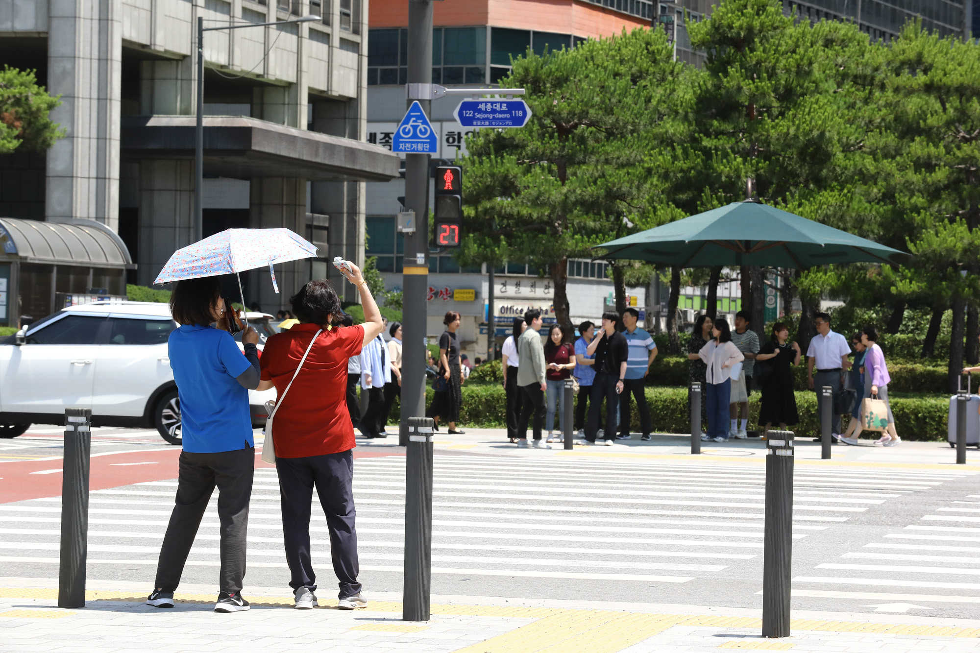 더위;불볕;광화문 햇빛